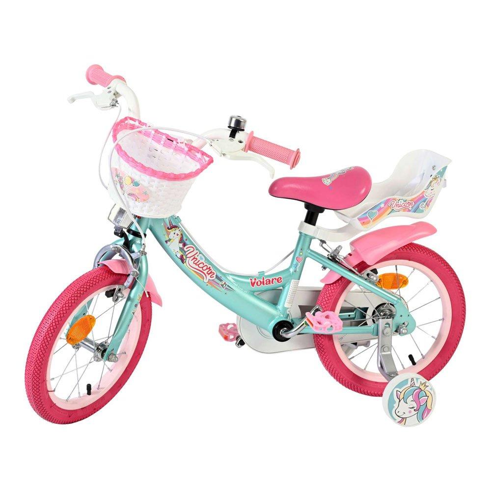 Green - Volare - Unicorn Green 14 Bike - 1