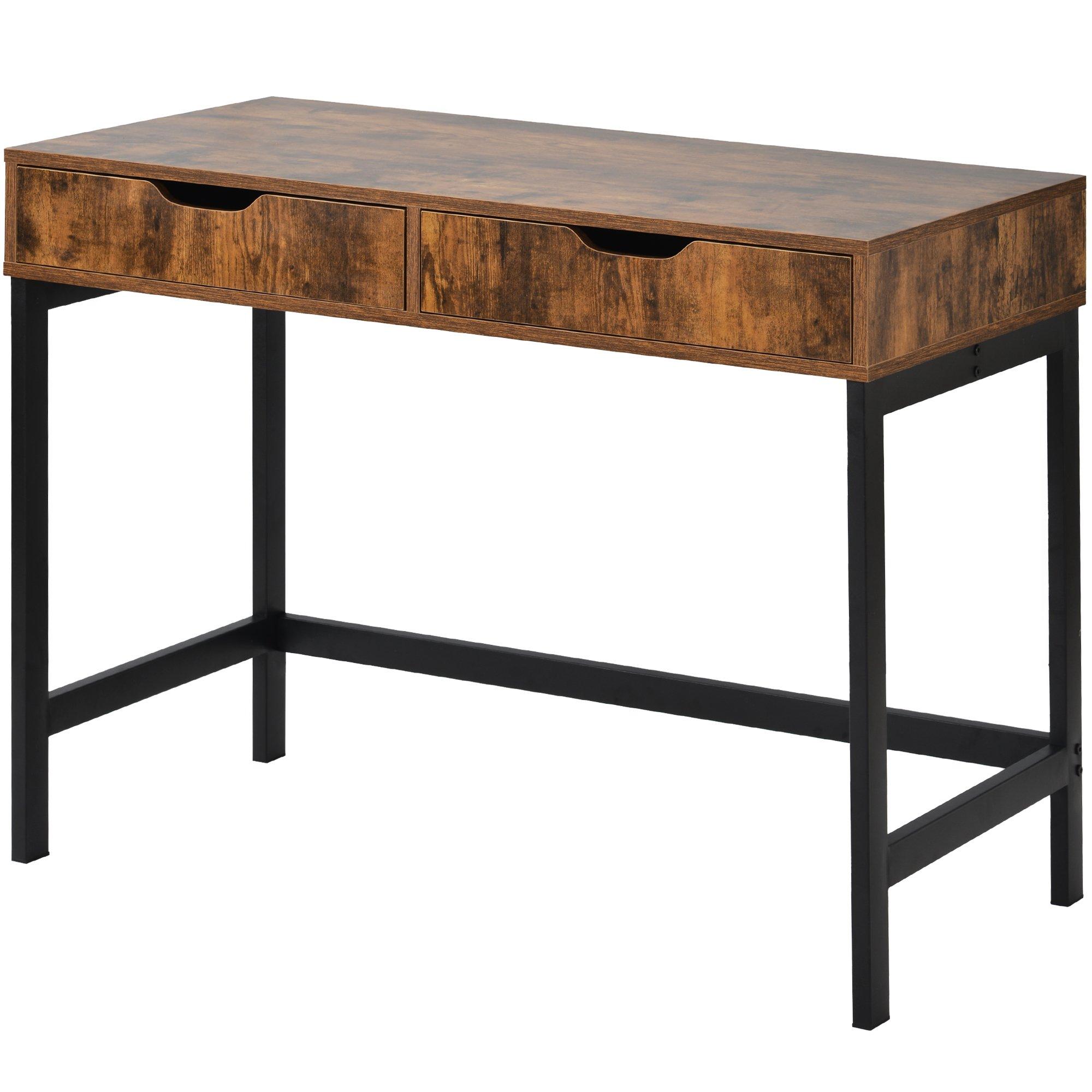 Brown - Urban Meuble - Modern Style Wooden Dressing Table - 7