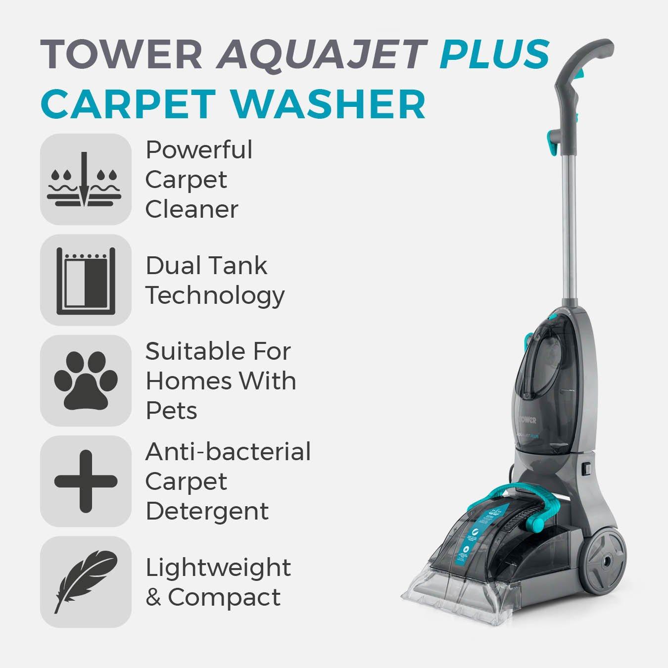 Blue - Tower - Aquajetplus Carpet Washer - 2