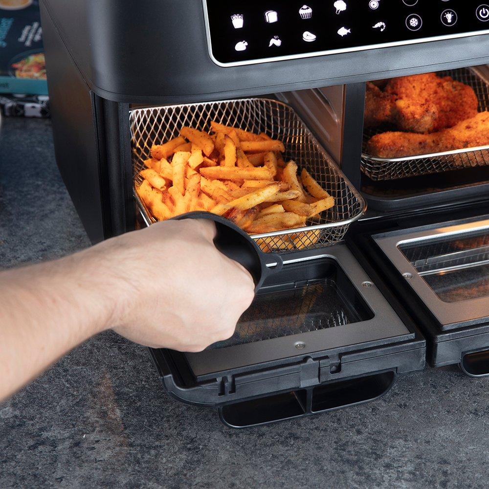 Black - Tower - Vortx 11L Vizion Dual Oven Air Fryer Digital Black - 10