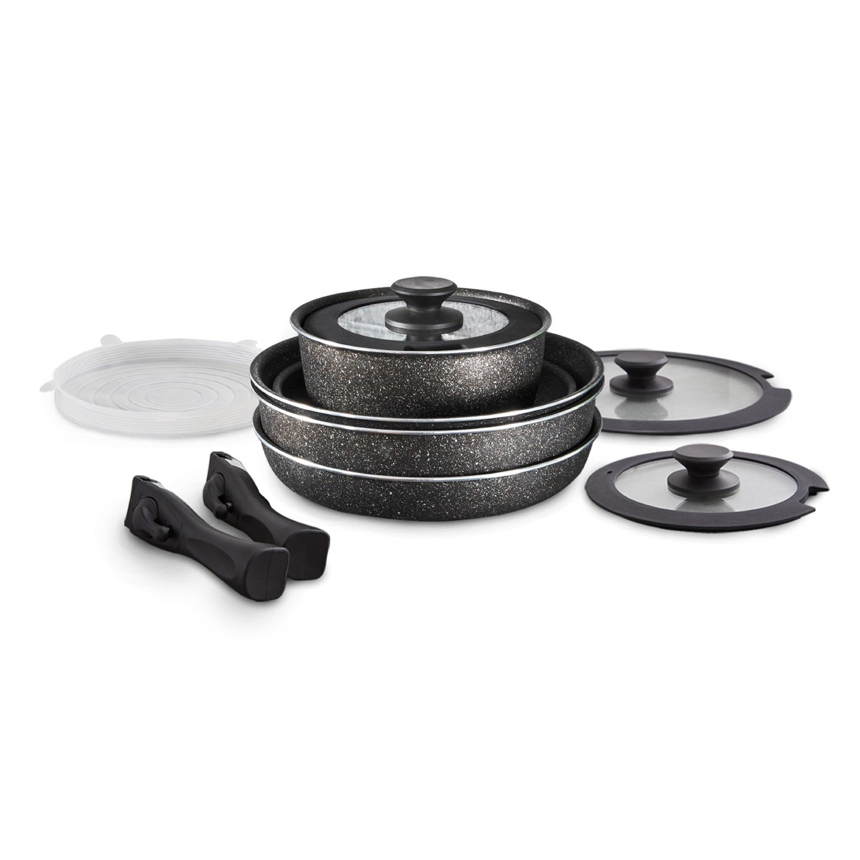 Tower  Freedom Precision 13 Piece Cookware Set - Black - Medium