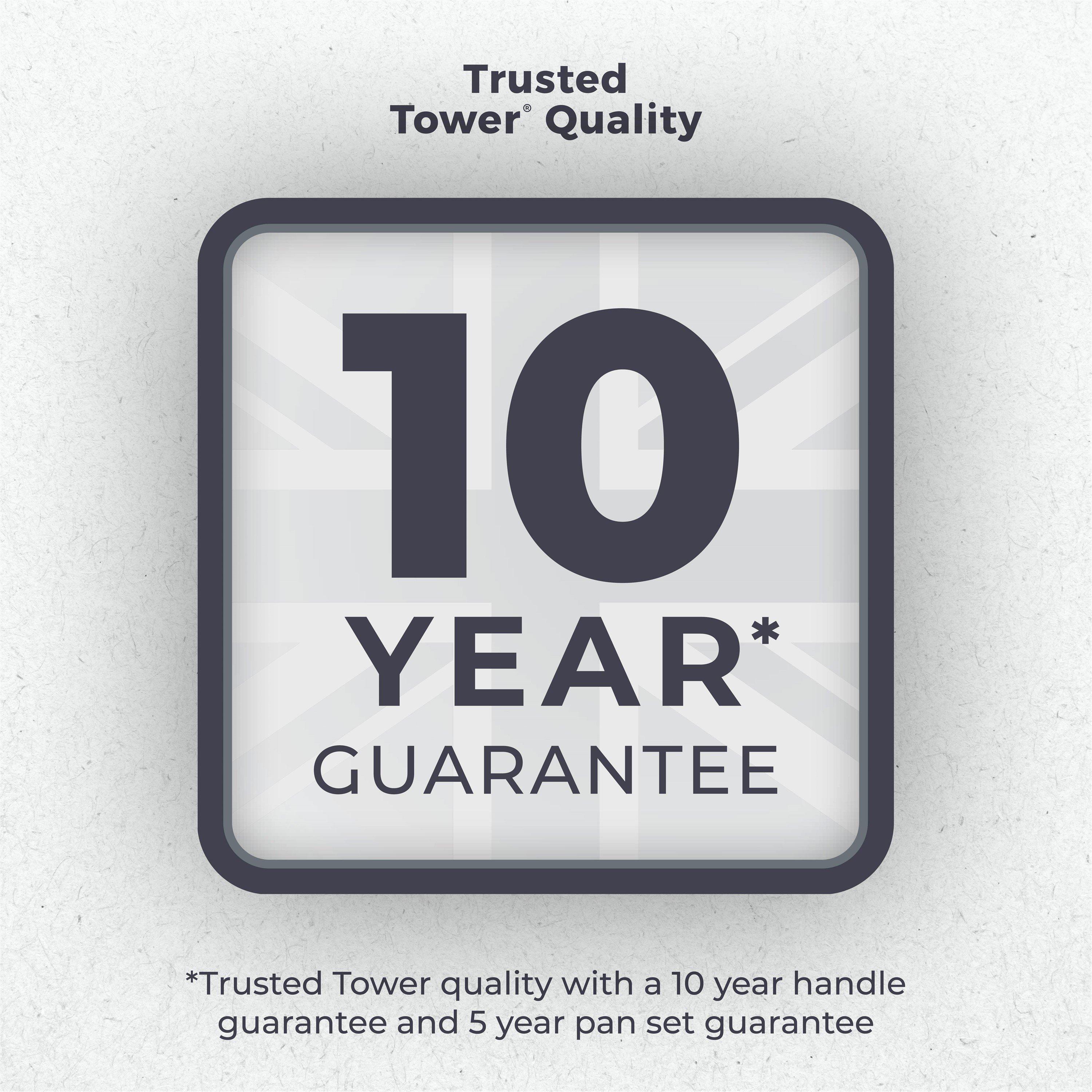 Black - Tower - Freedom Precision 13 Piece Cookware Set - 11