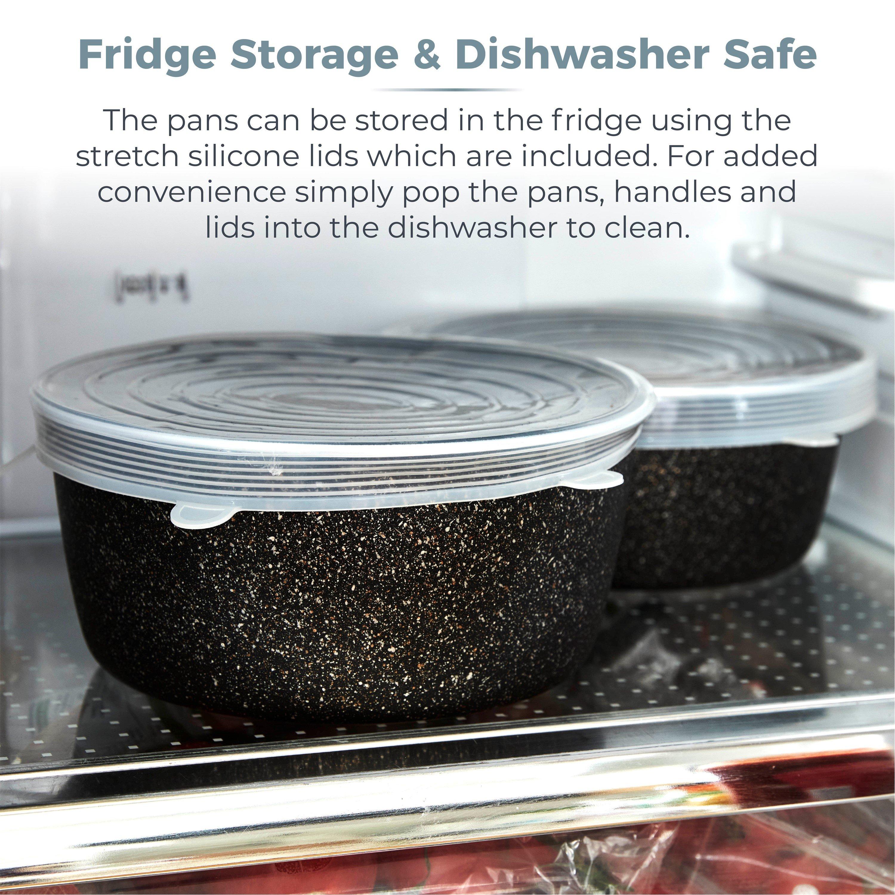 Black - Tower - Freedom Precision 13 Piece Cookware Set - 8