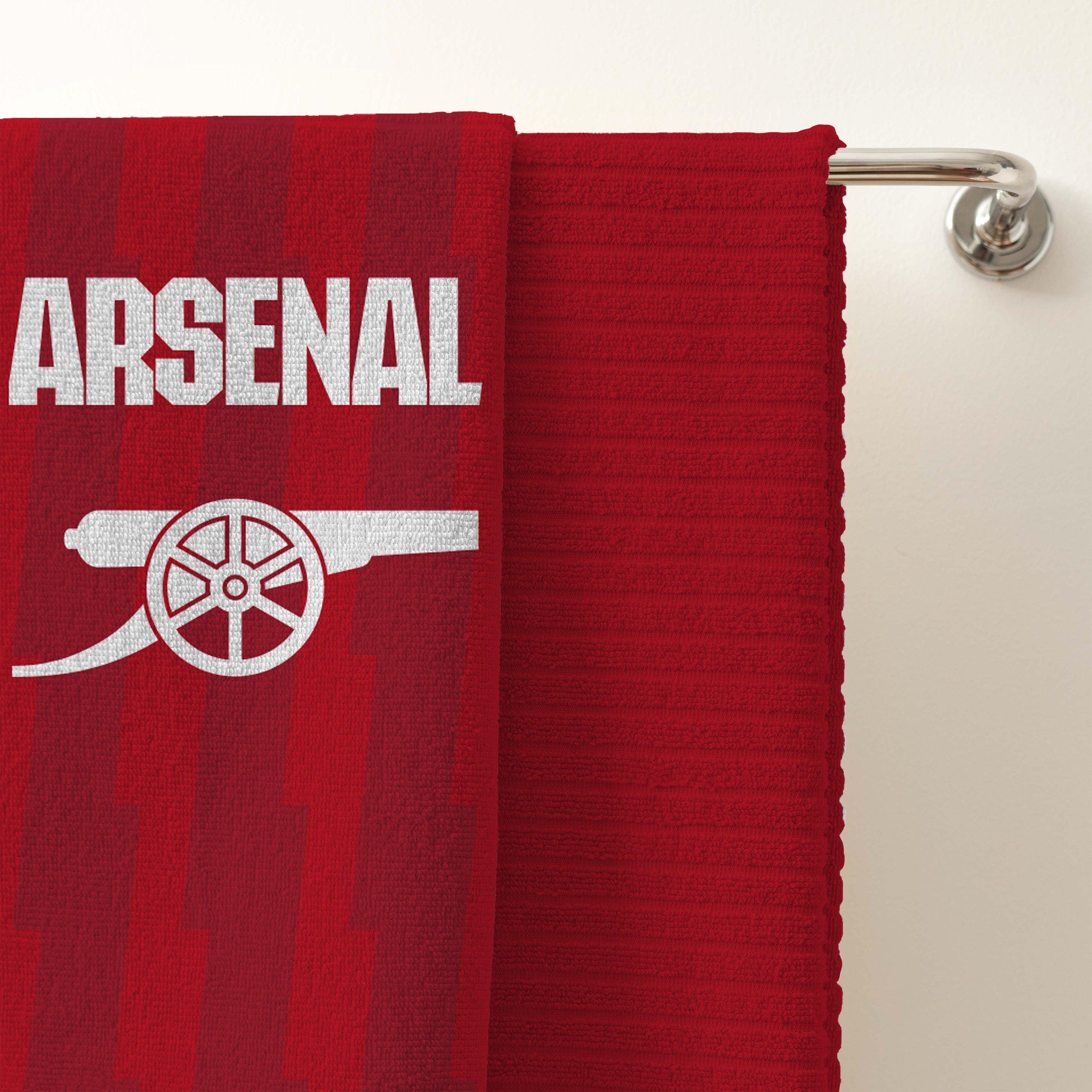 Multicolour - Arsenal FC - Arsenal Lightning Cotton Towel - 4