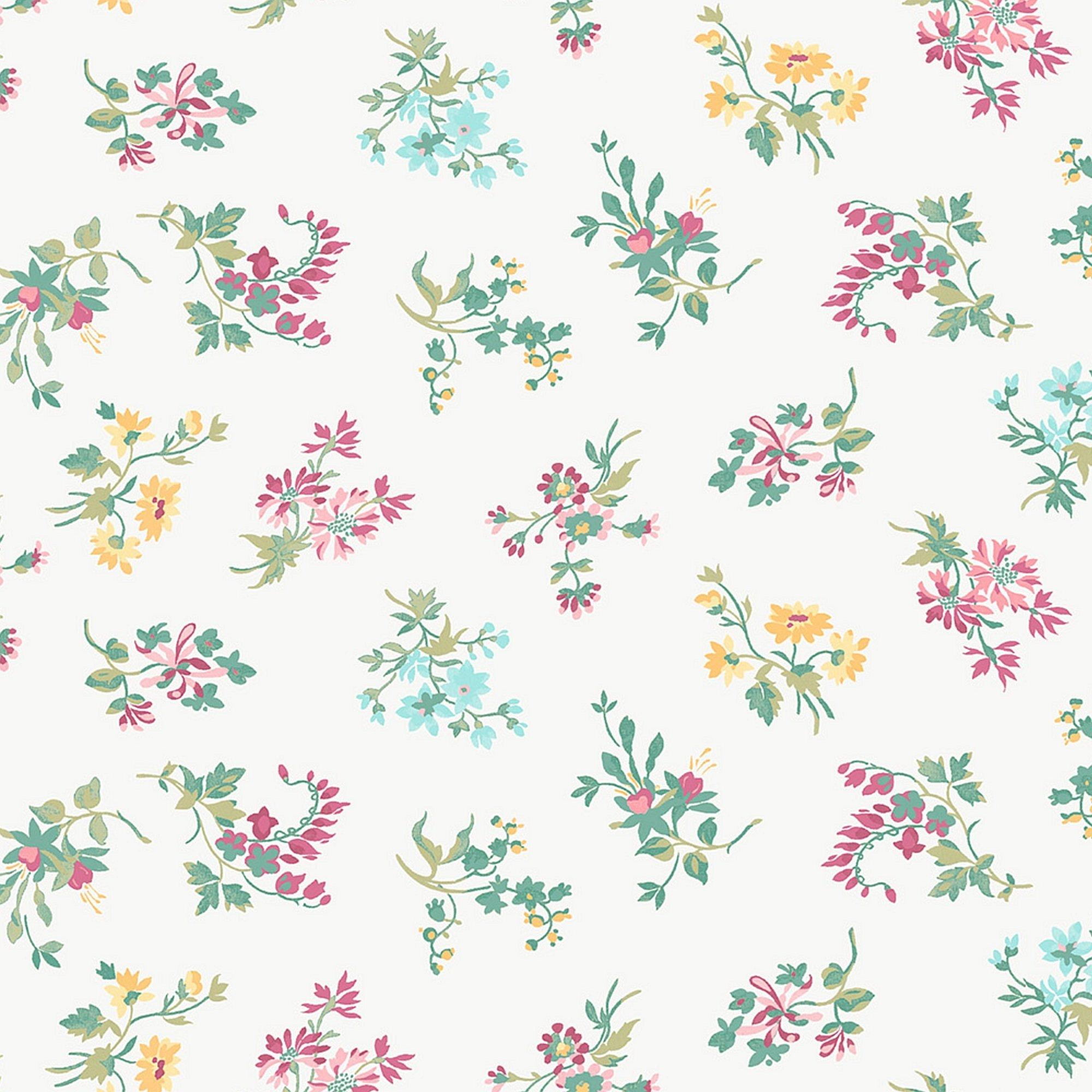 Cream - Laura Ashley - Laura Ashley Keeleigh Posy Multi Wallpaper - 4