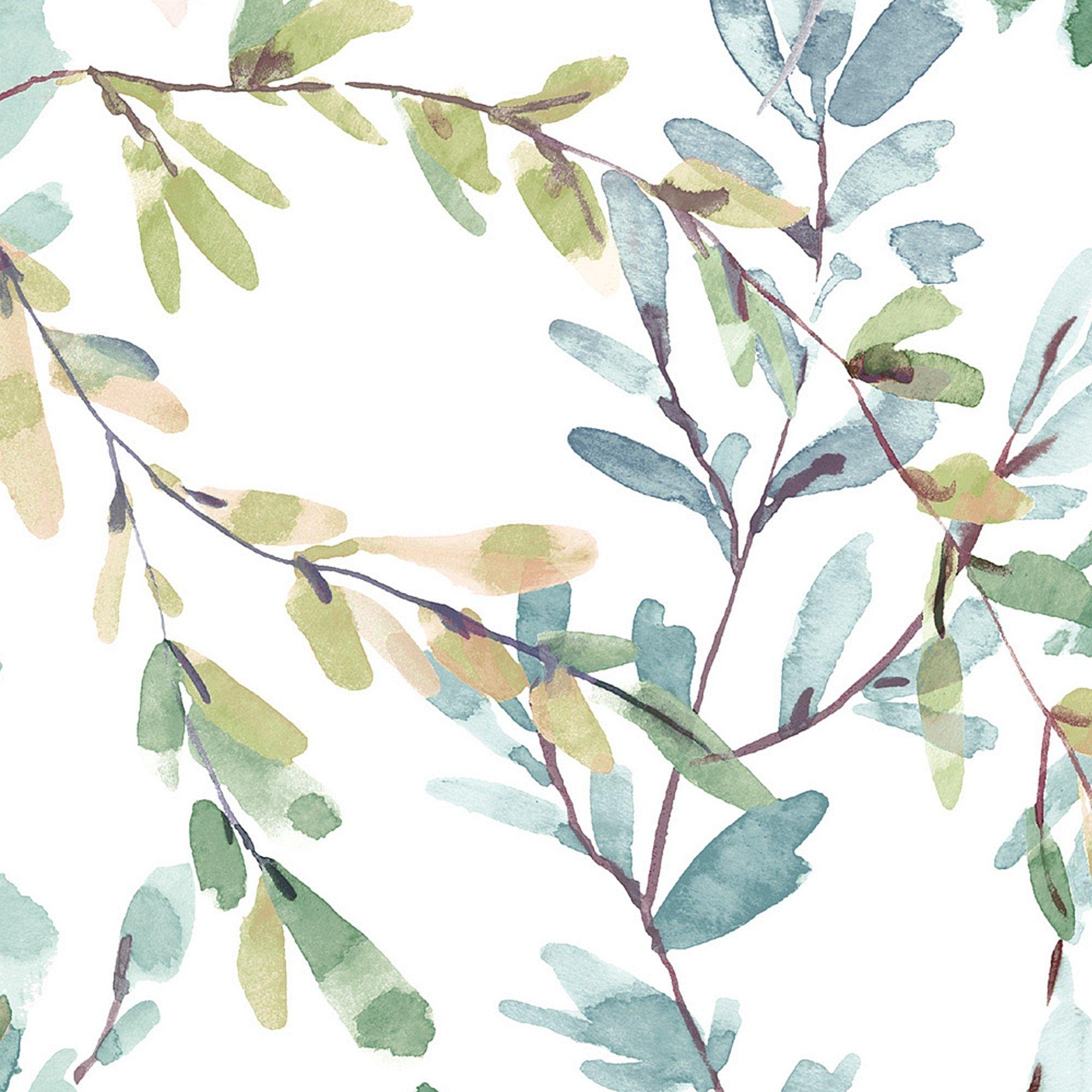 White - Laura Ashley - Laura Ashley Brayton Leaves Fresh Green Wallpaper - 4