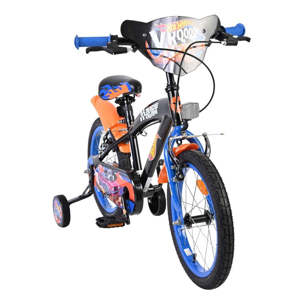 Black - Hot Wheels - 16 Boys Childrens Bike - 2