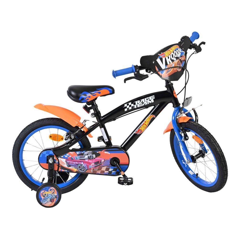 Black - Hot Wheels - 16 Boys Childrens Bike - 4