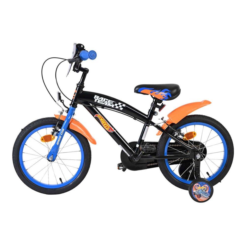 Black - Hot Wheels - 16 Boys Childrens Bike - 5