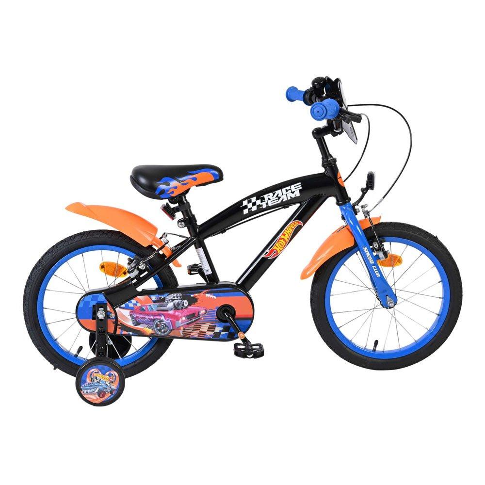 Black - Hot Wheels - 16 Boys Childrens Bike - 6