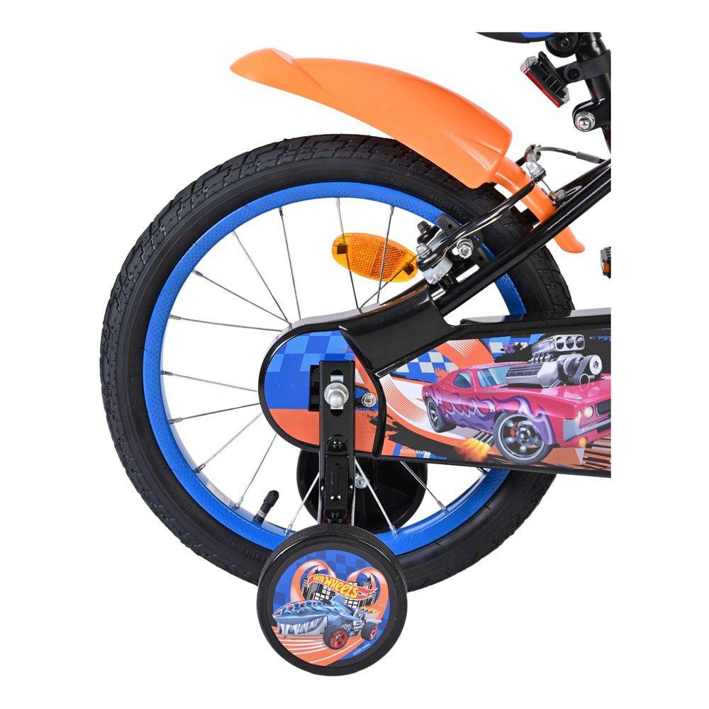 Black - Hot Wheels - 16 Boys Childrens Bike - 7