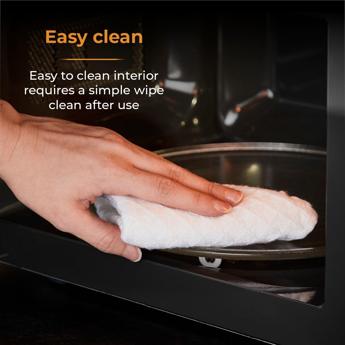 Black - Tower - Renaissance 20L Microwave Digital Black - 9