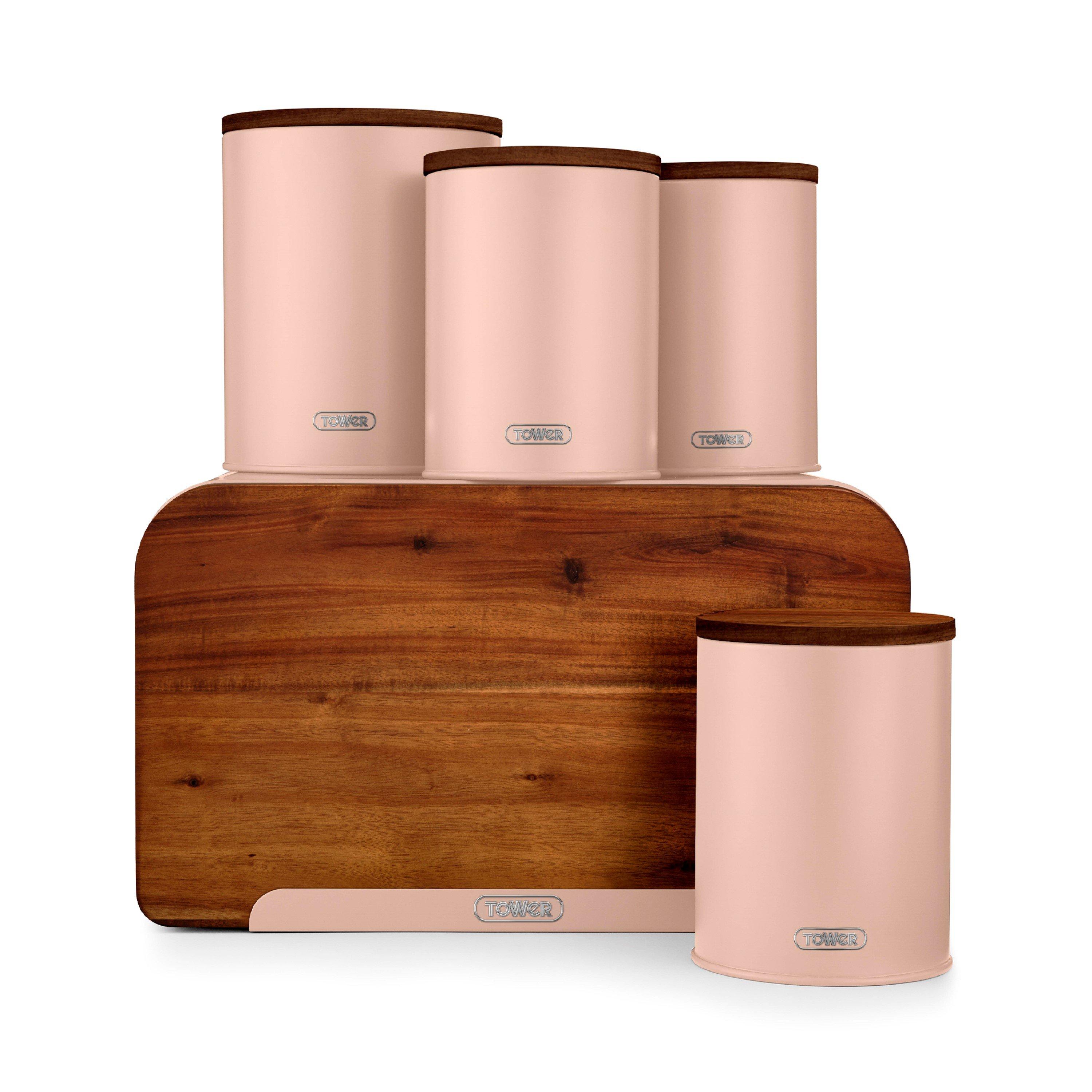 Tower Scandi 5 Piece Storage Set Clay