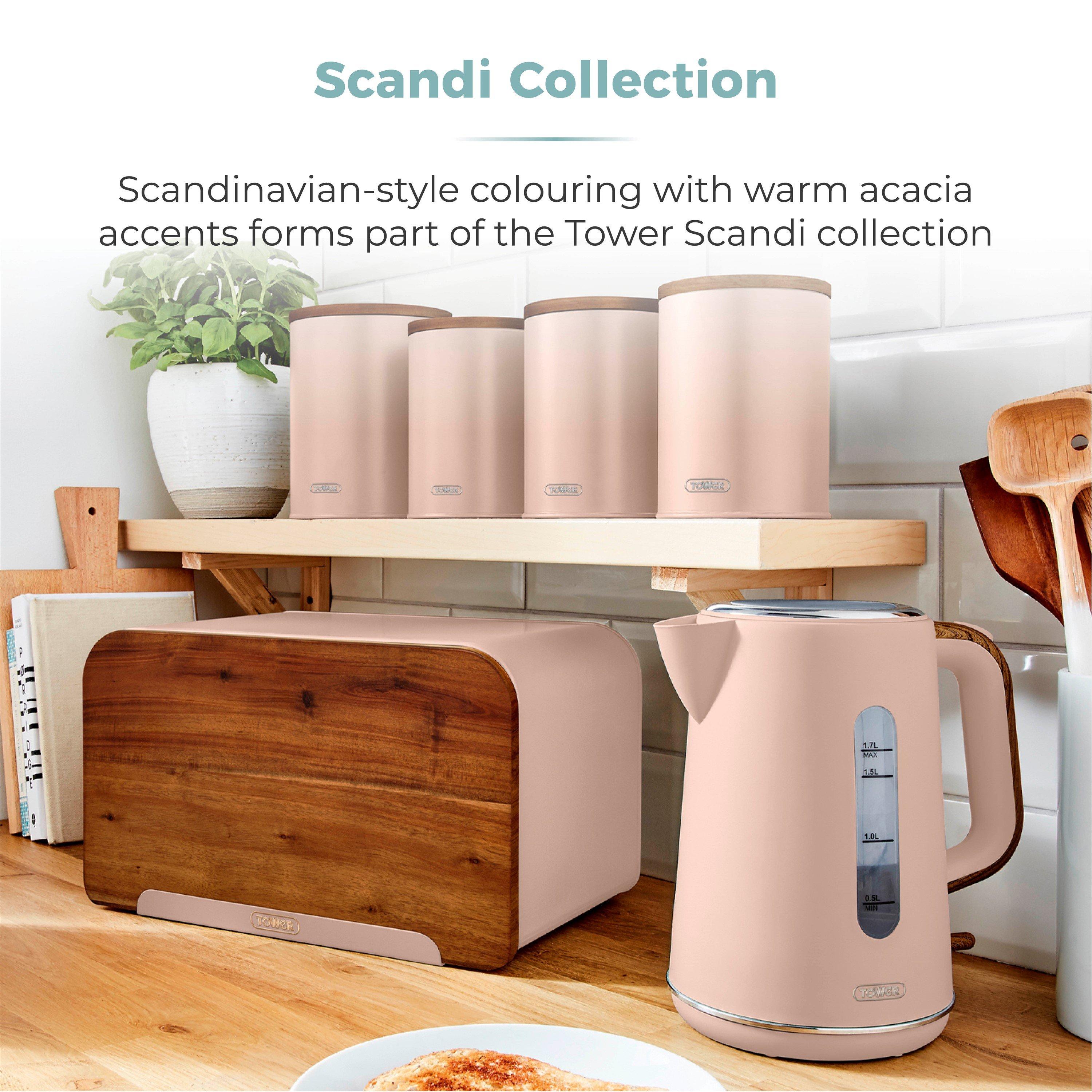 Clay - Tower - Scandi 5 Piece Storage Set Clay - 8
