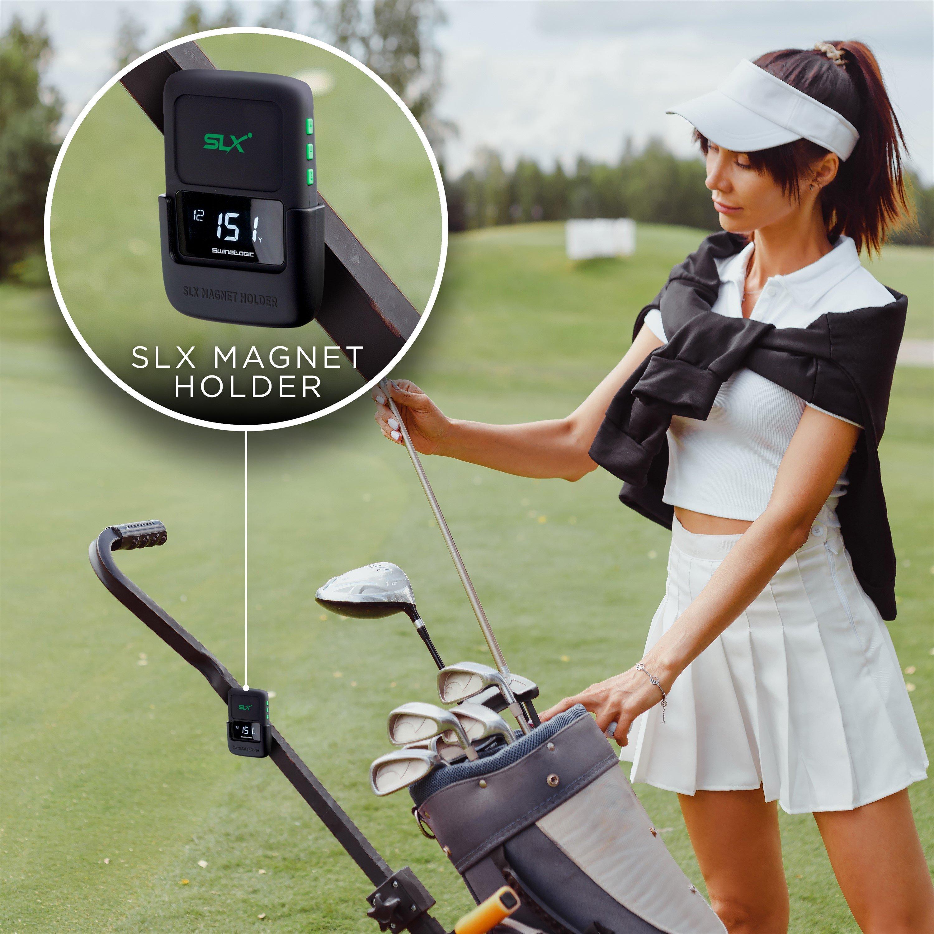 Black - SwingLogic - SLX Hybrid Mini Launch Monitor - 7