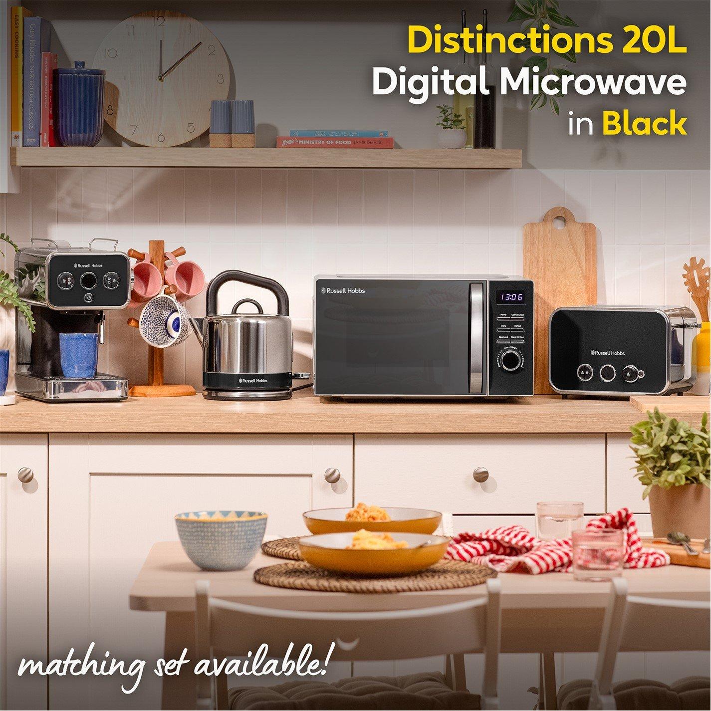 Black - Russell Hobbs - RHMD832B 20L Digital Microwave - 6