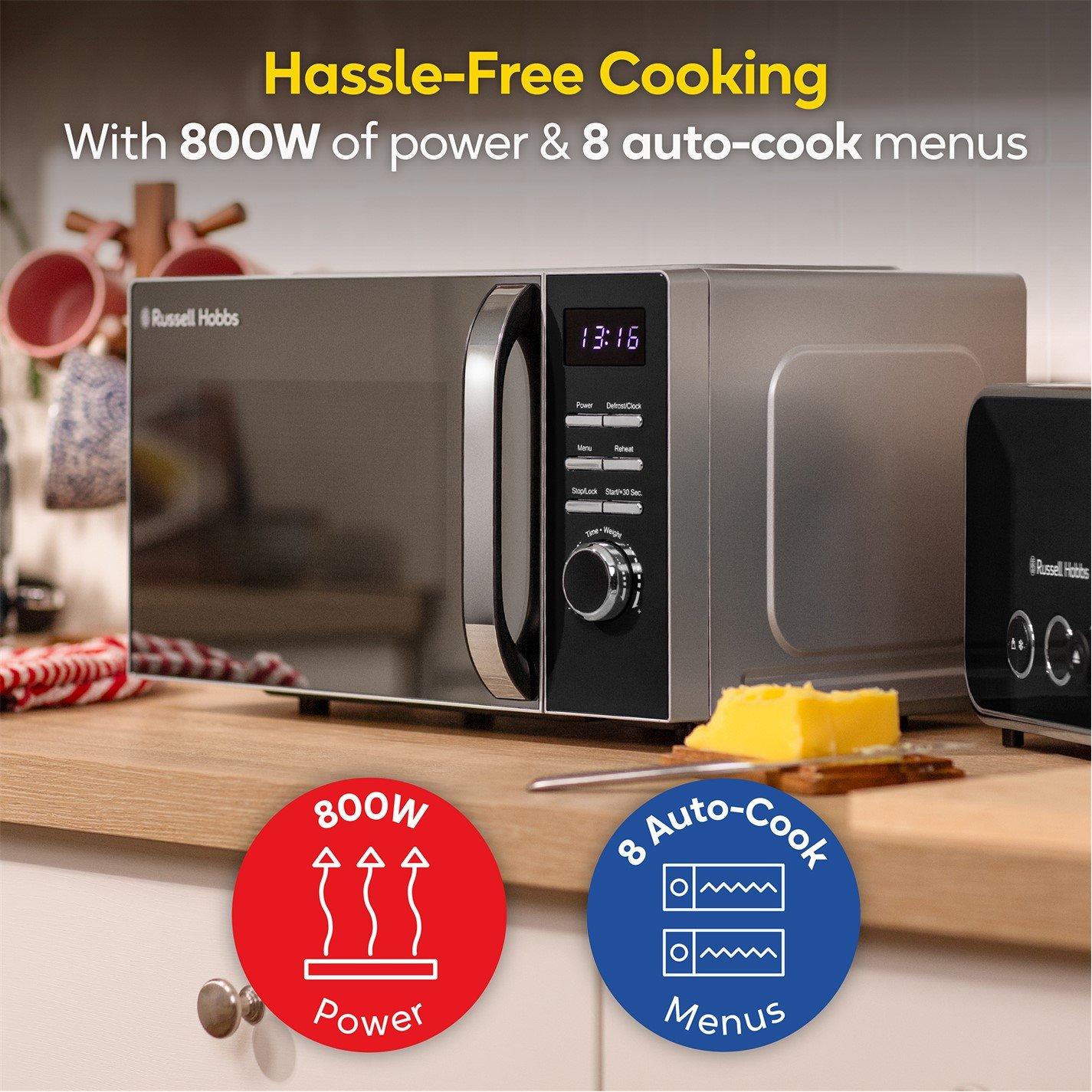 Black - Russell Hobbs - RHMD832B 20L Digital Microwave - 7