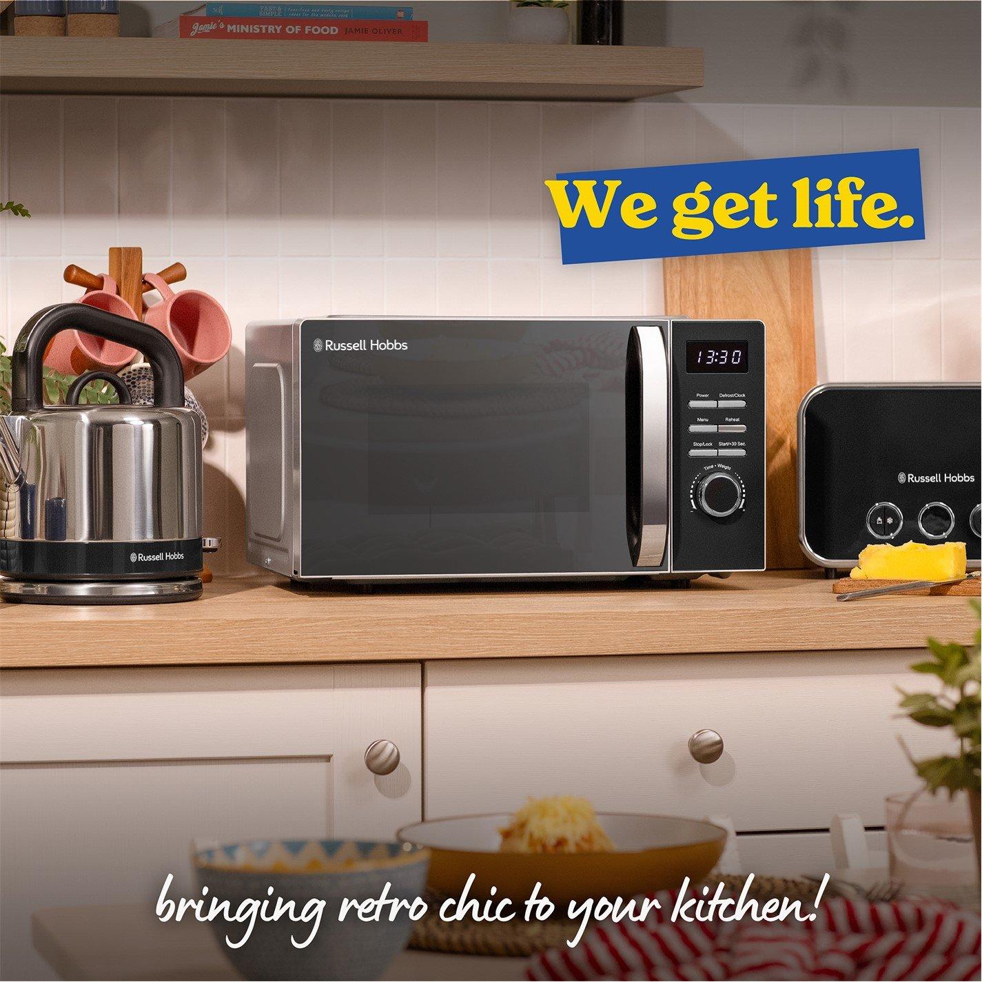 Black - Russell Hobbs - RHMD832B 20L Digital Microwave - 10