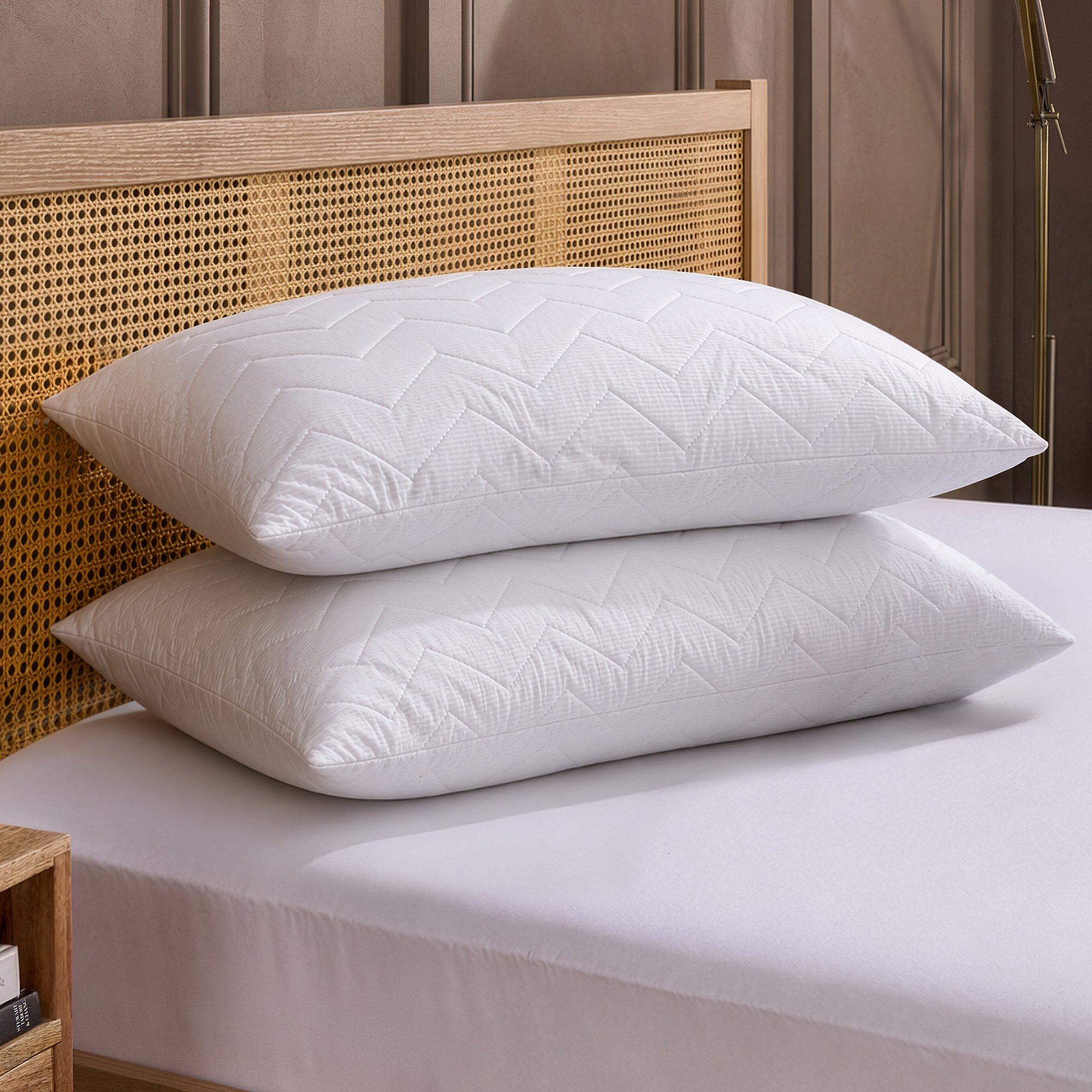 Snuggledown Unisex White Scandi Rebound Firm Pillow
