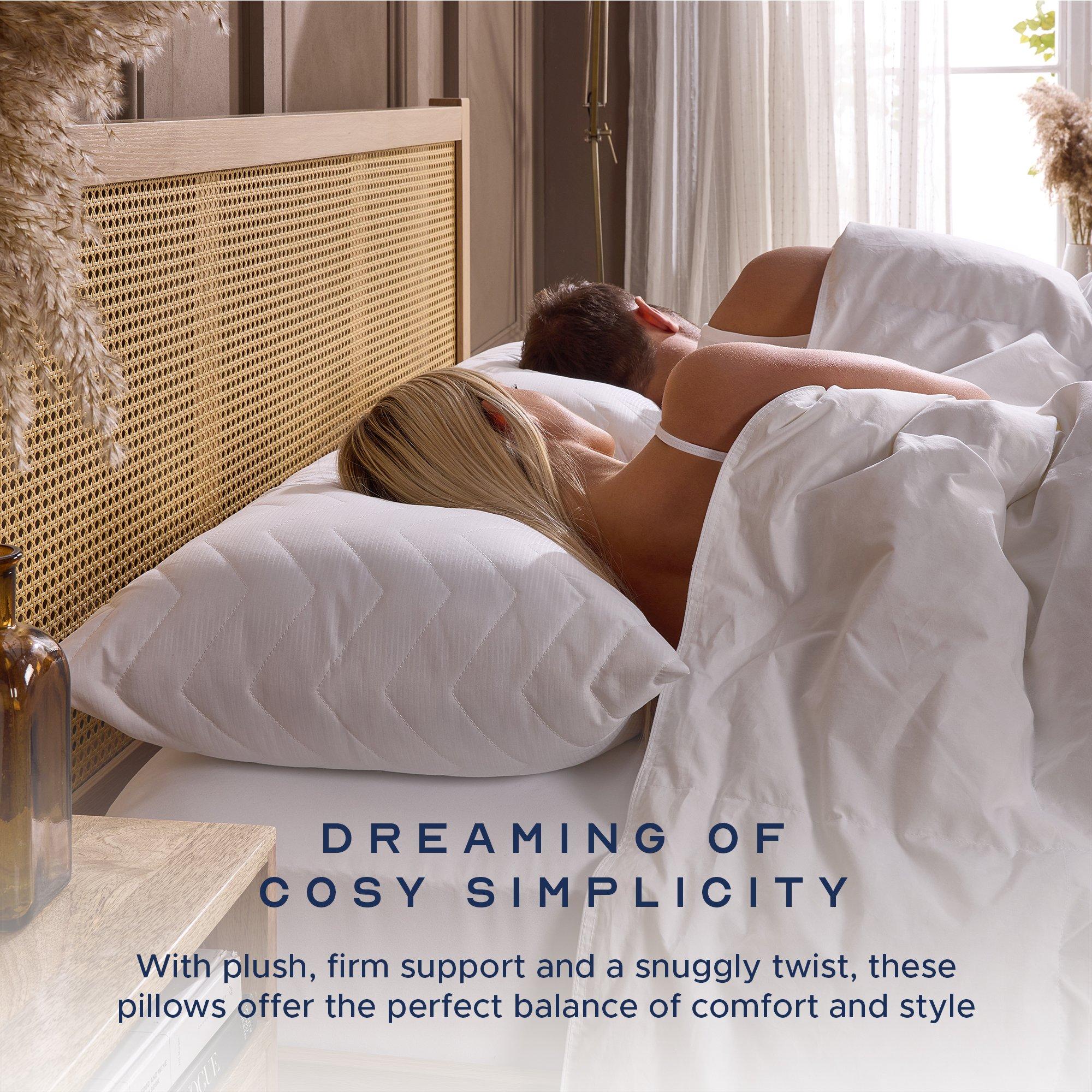 White - Snuggledown - Scandi Rebound Firm Pillow - 2