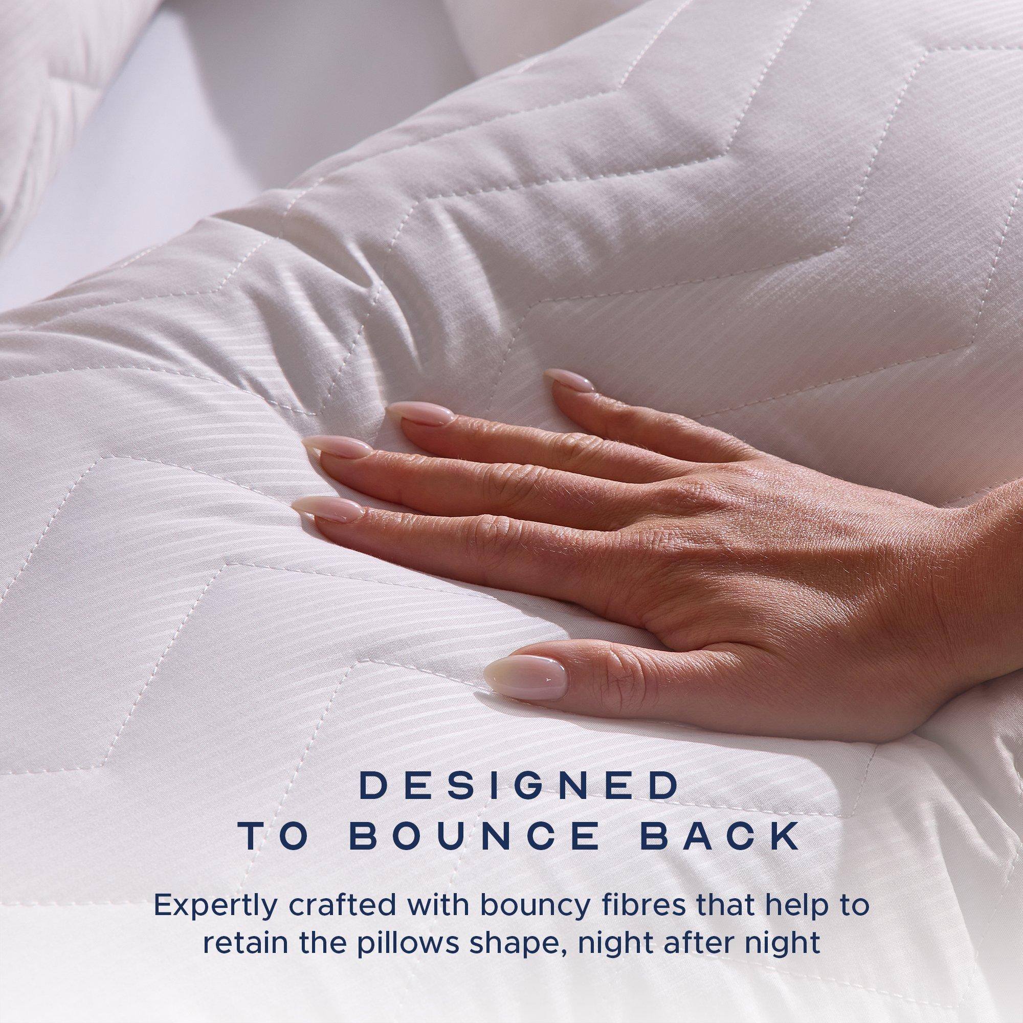 White - Snuggledown - Scandi Rebound Firm Pillow - 3