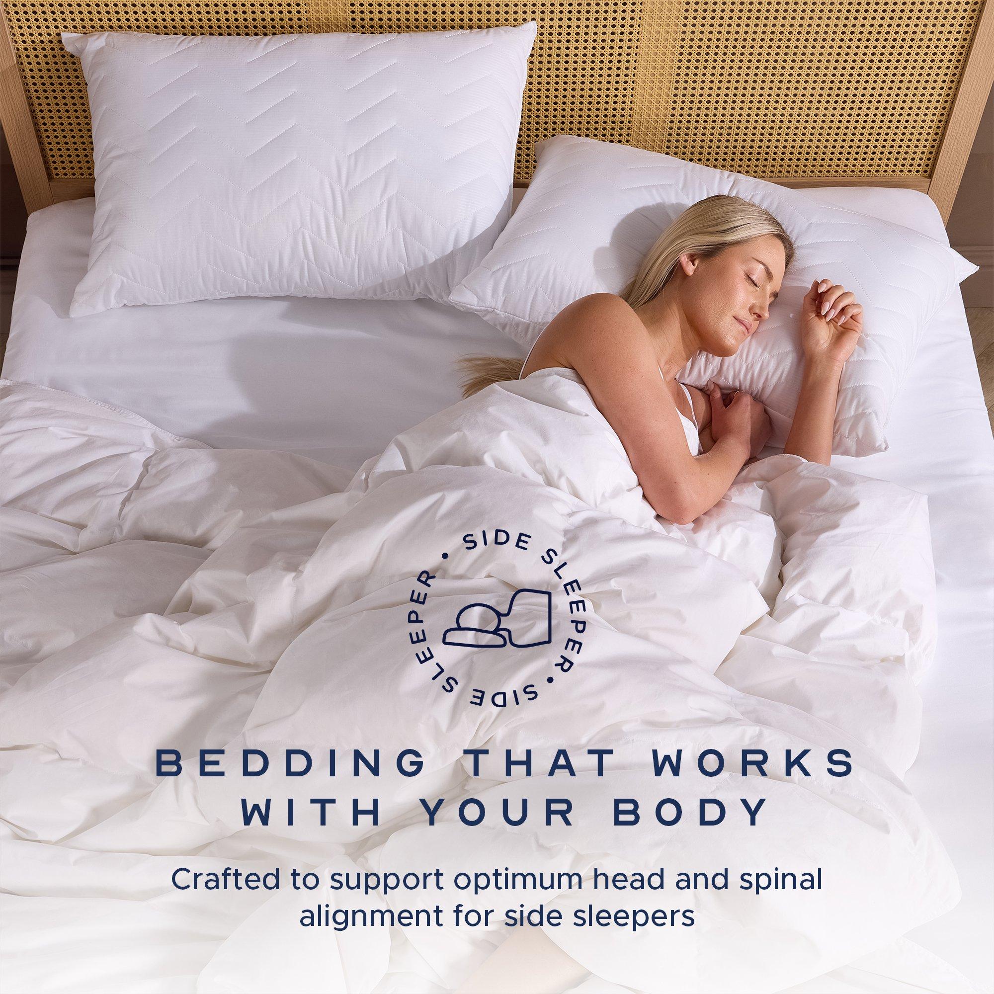 White - Snuggledown - Scandi Rebound Firm Pillow - 4