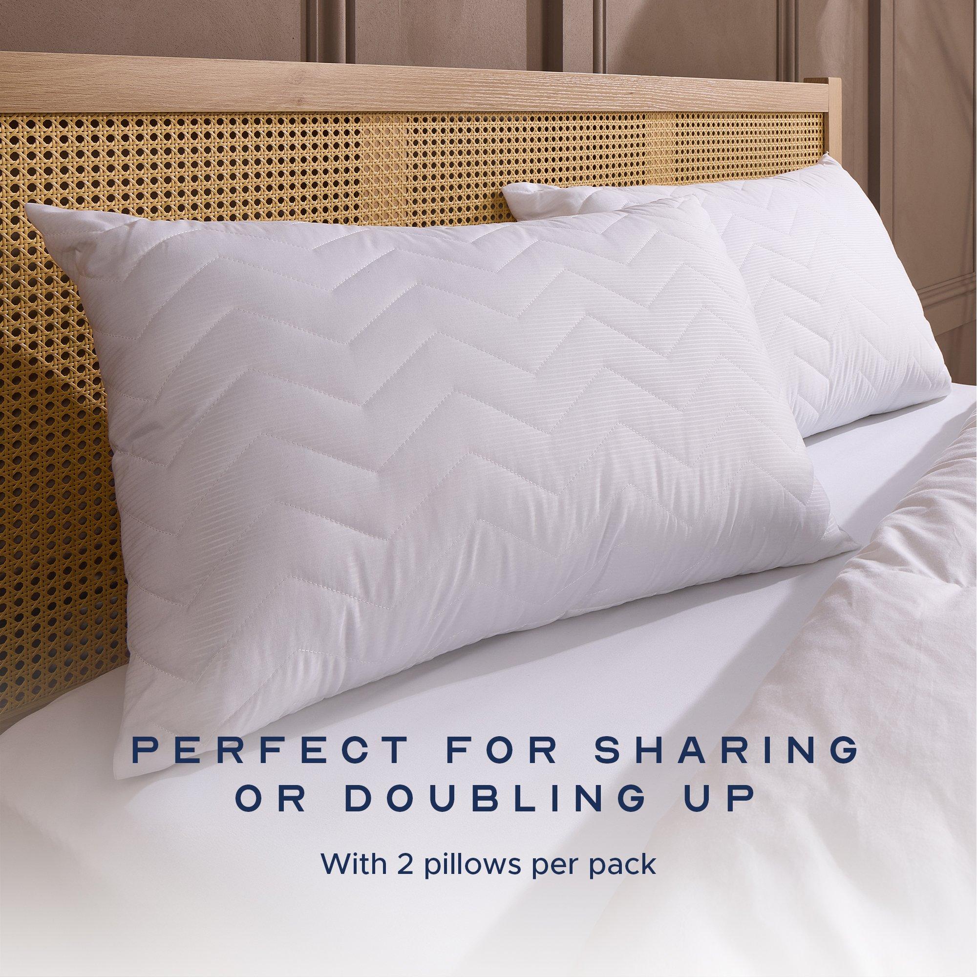 White - Snuggledown - Scandi Rebound Firm Pillow - 9