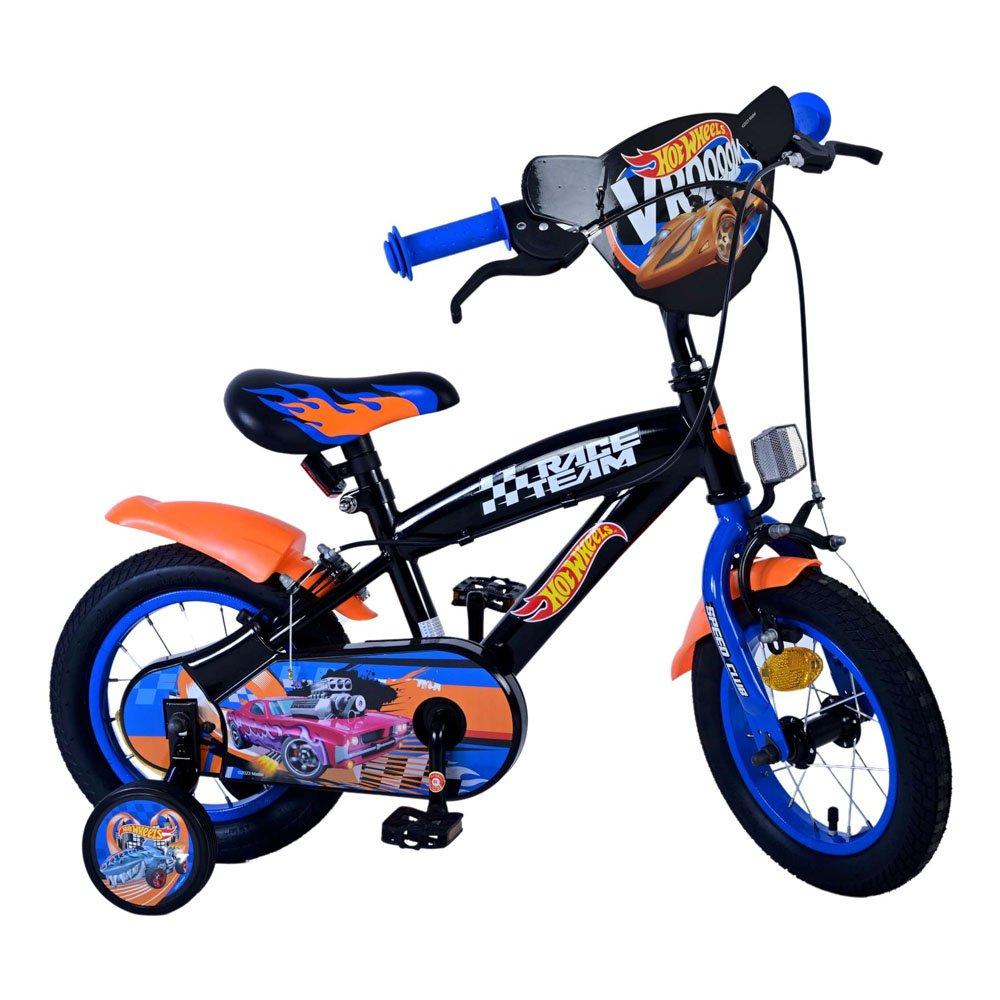 Black - Hot Wheels - 12 Boys Childrens Bike - 4