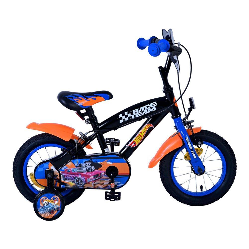 Black - Hot Wheels - 12 Boys Childrens Bike - 6