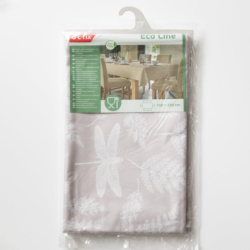 Beige - D C Fix - Dragon Fairy Wipe Clean Polyester Tablecloth - 2