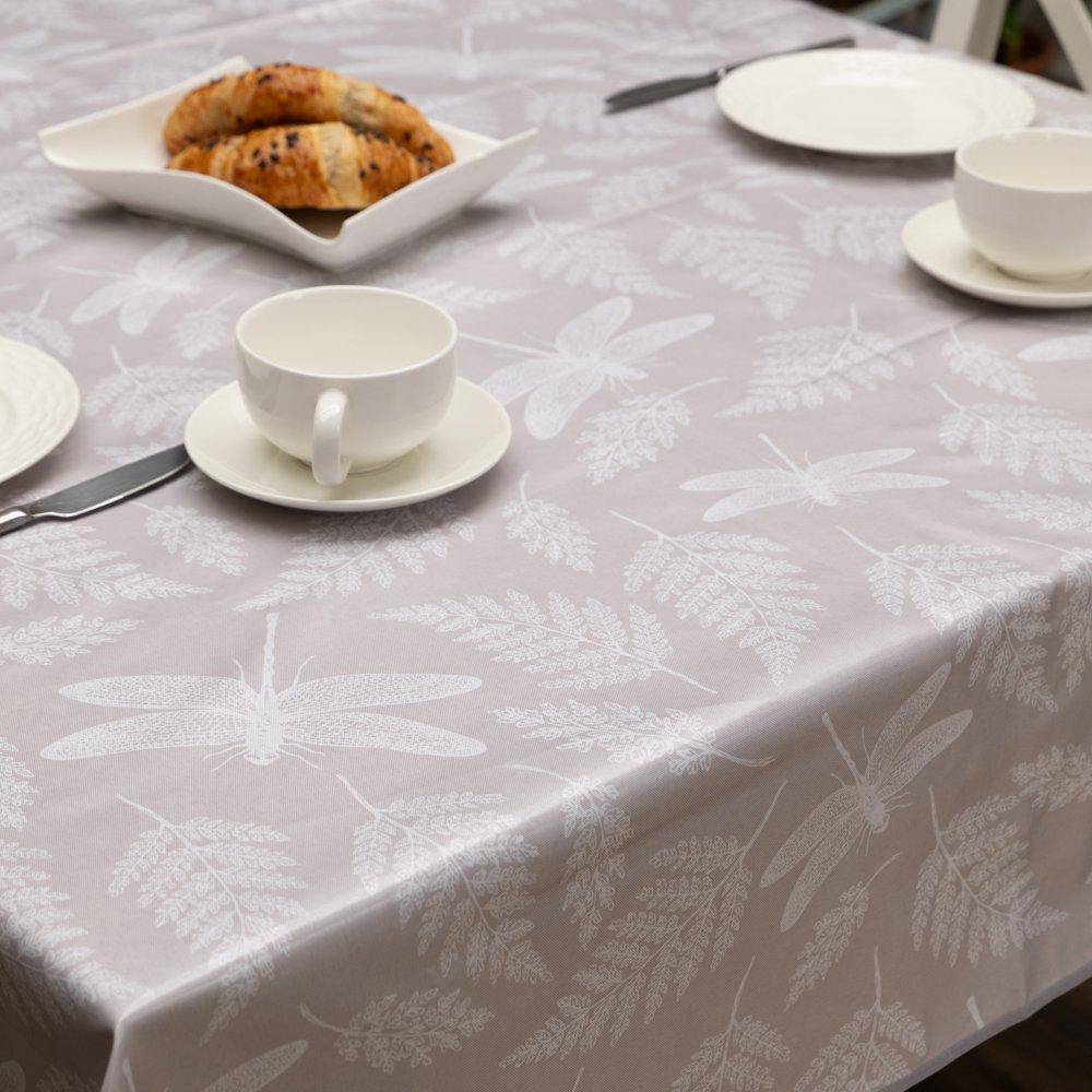 Beige - D C Fix - Dragon Fairy Wipe Clean Polyester Tablecloth - 6