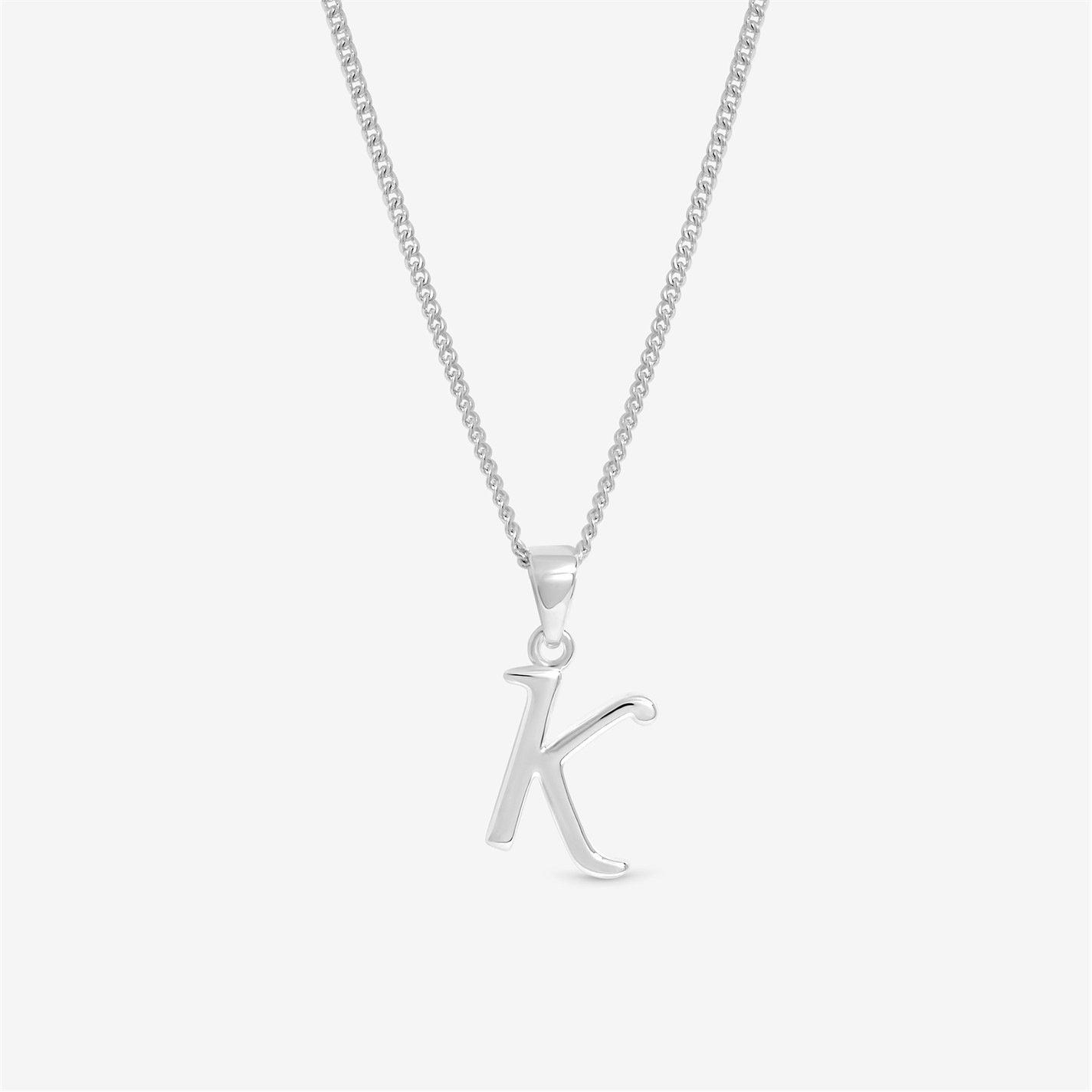 Simply Silver Simply Silver Sterling Silver 925 Initial Pendant