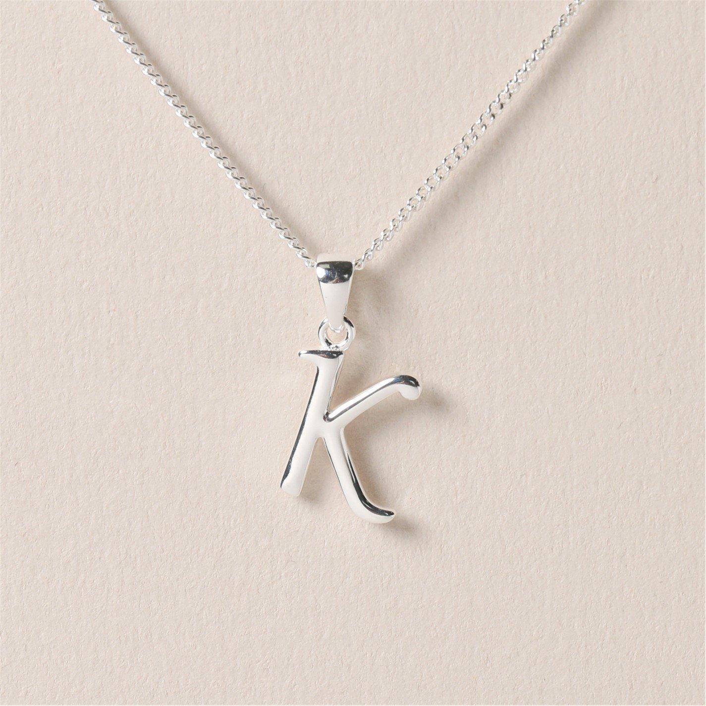 Silver - Simply Silver - Simply Silver Sterling Silver 925 Initial Pendant - 2