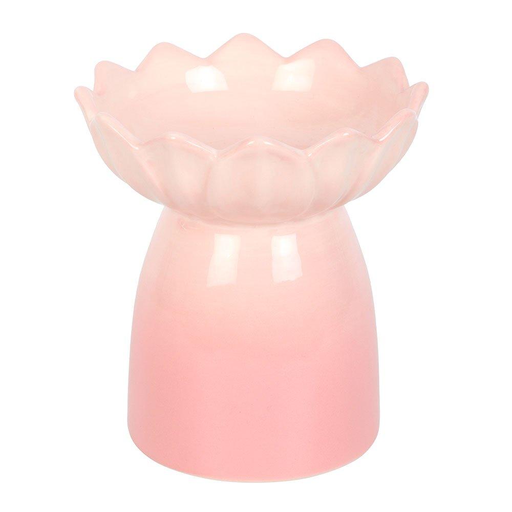 Pink - Something Different - Pink Water Lily Oil Burner and Wax Warmer - 4
