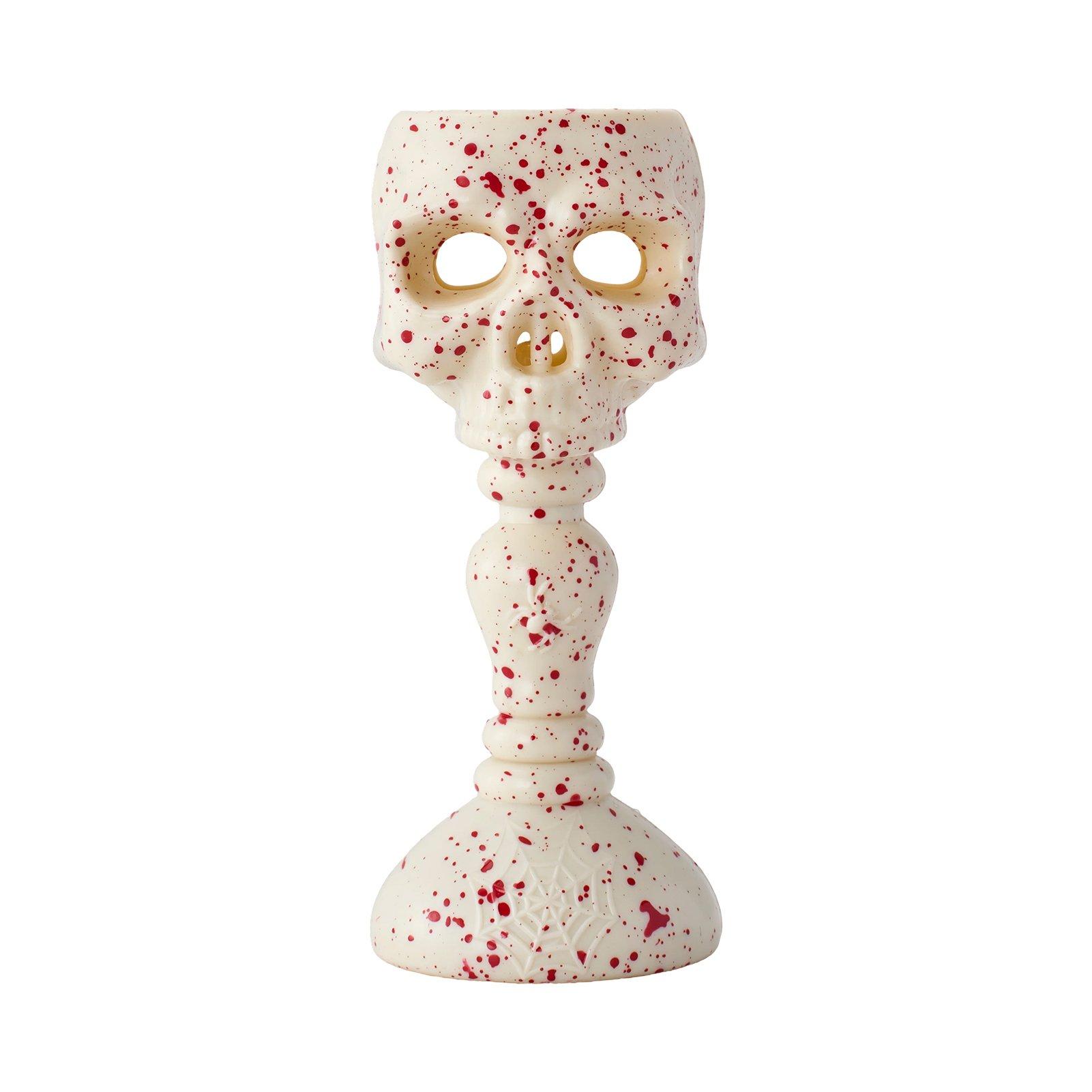 Beige - LIFE IDEAS - LED Spooky Double-Faced Skull Lamp - 3