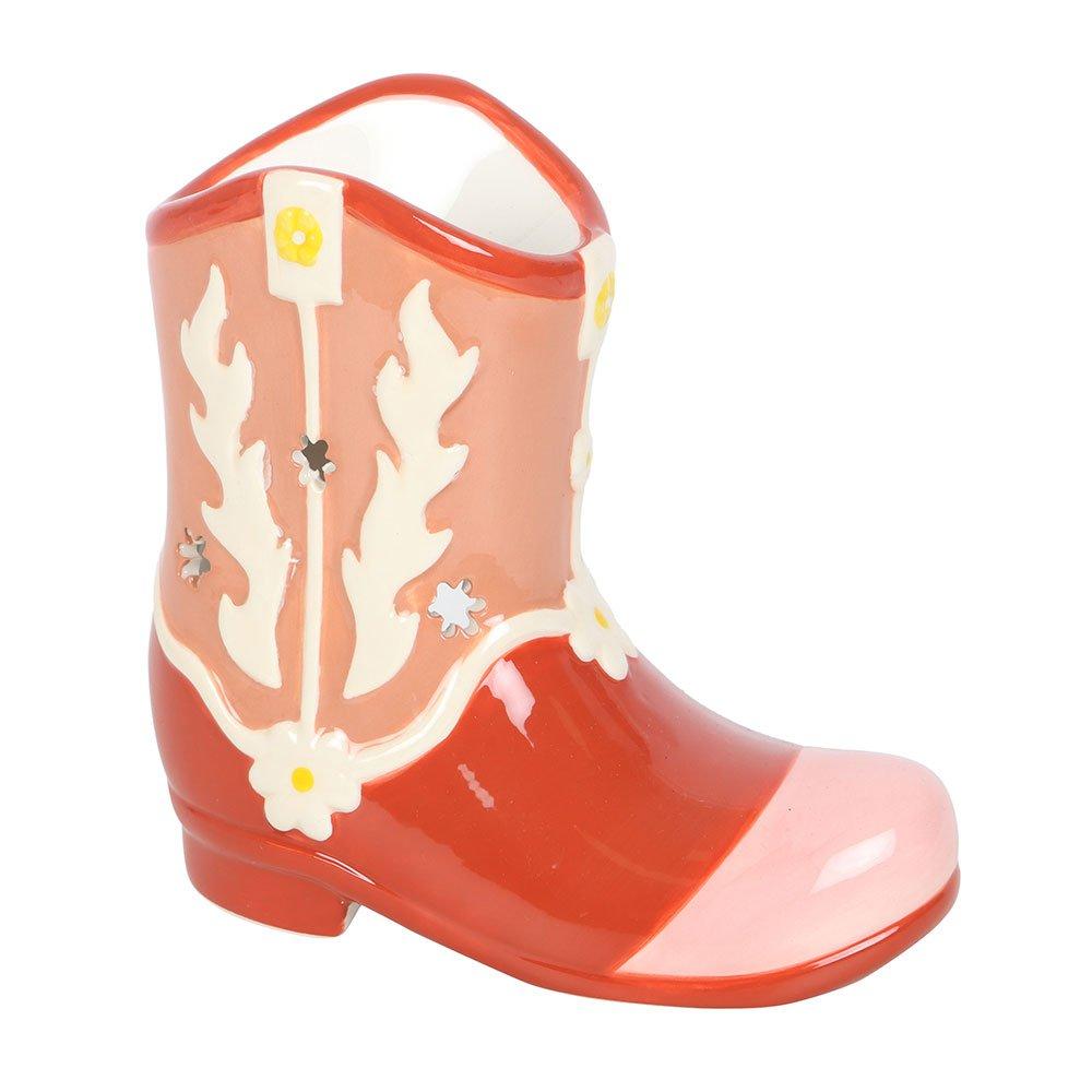 Pink - Something Different - Cowboy Boot Oil Burner and Wax Warmer - 5