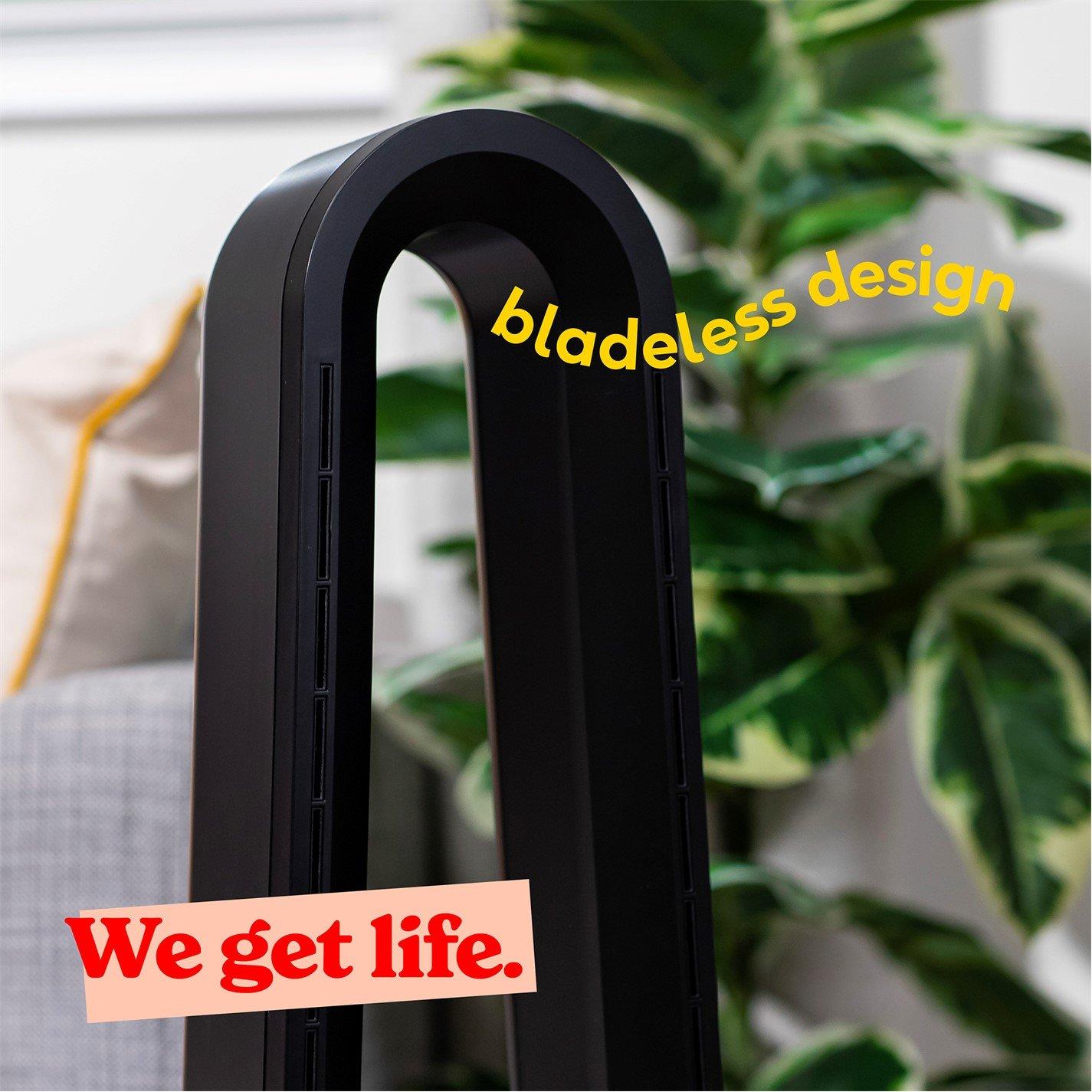 Black - Russell Hobbs - RHBHC2030B Bladeless Heat and Cool Fan with Remote - 9