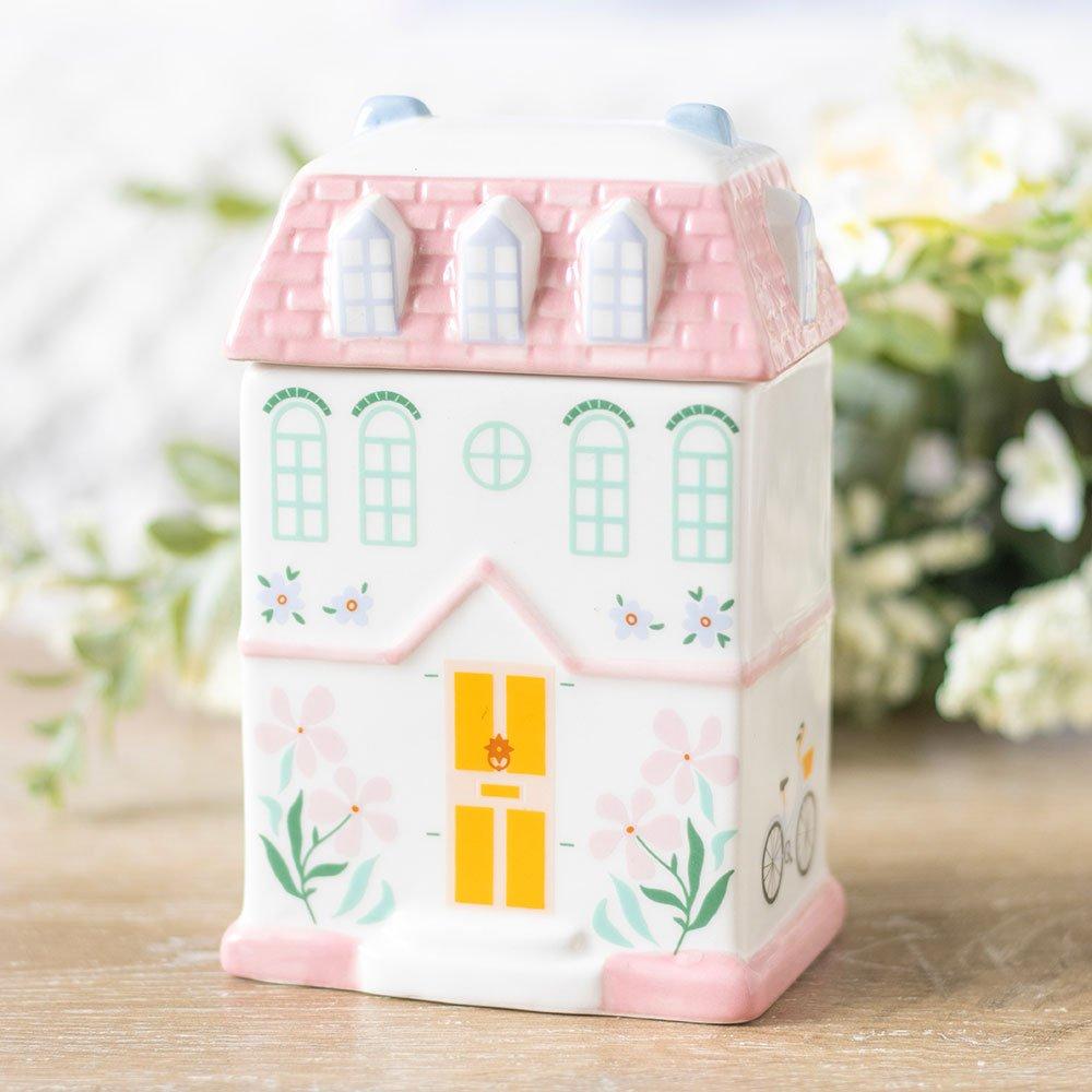 Something Different  Pastel House Oil Burner And Wax Warmer - White