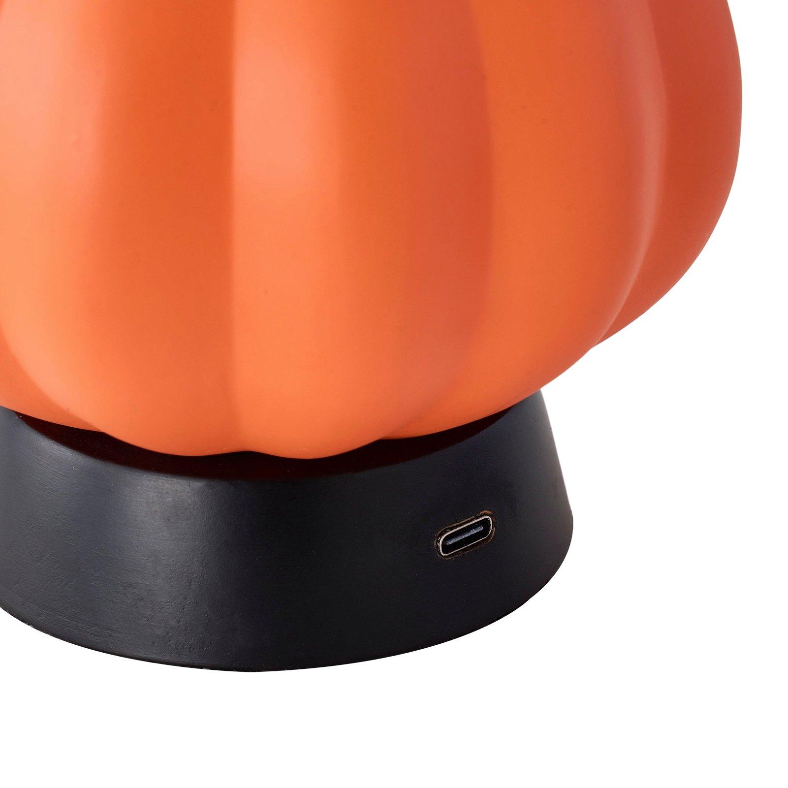 Orange - LIFE IDEAS - Halloween 3D Standing Pumpkin Lamp - 7