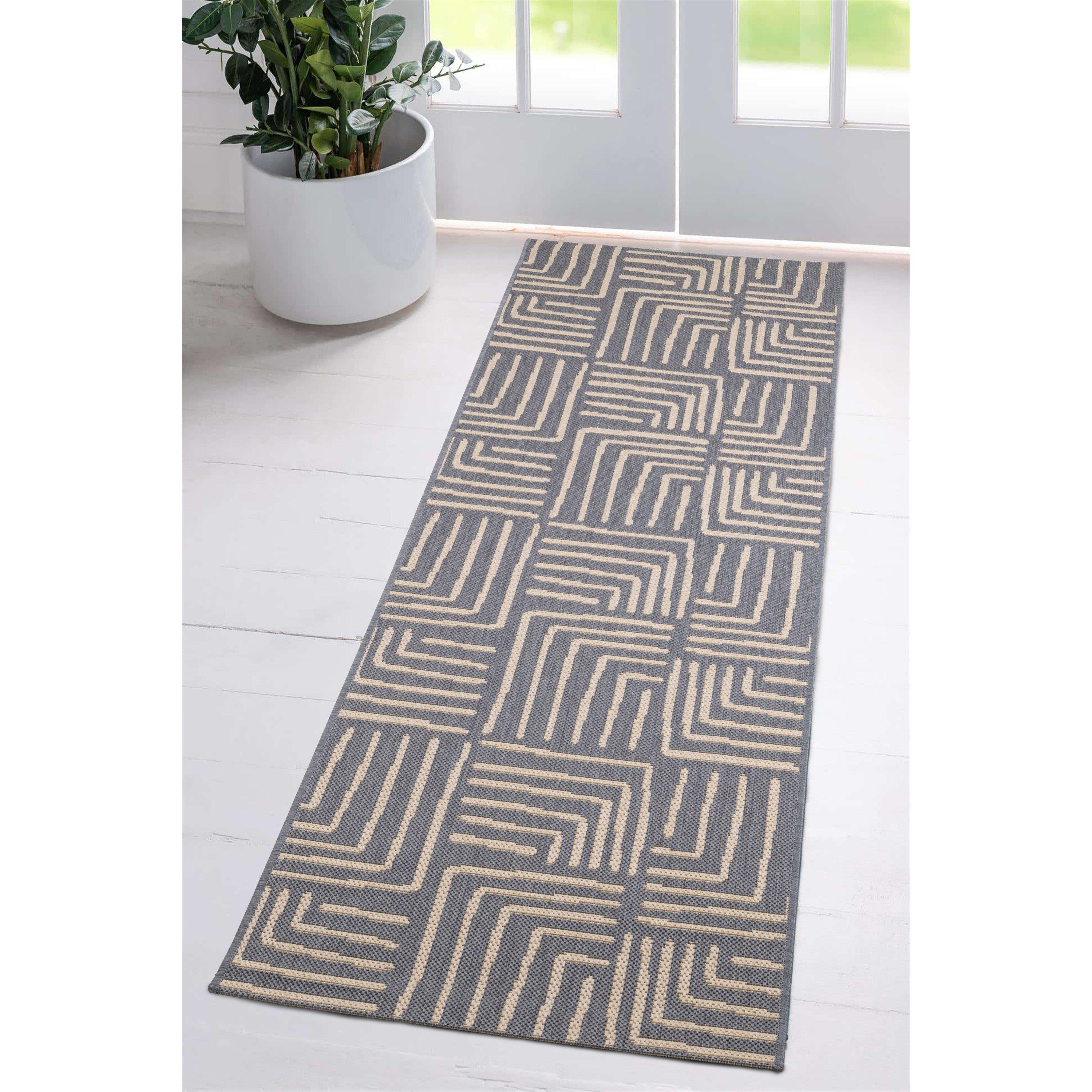 Homemaker  Eden Patches Runner Navy - 67x200cm