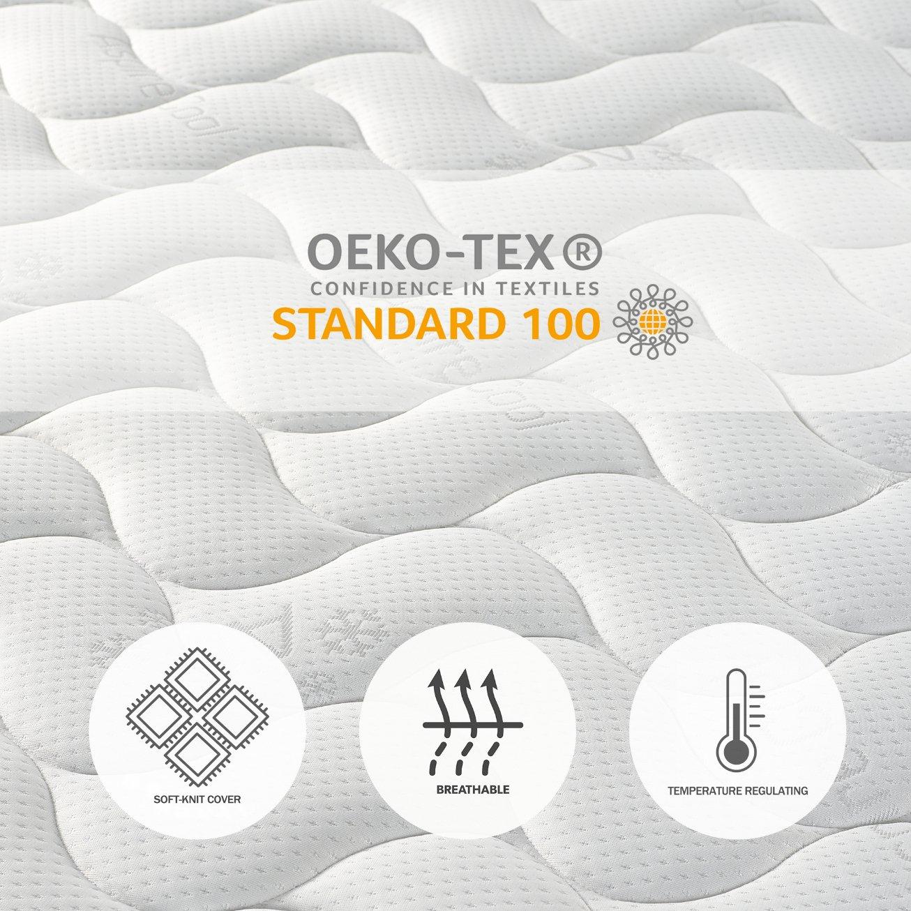 White - Aspire - Airflow Quilt Pocket Mattress - 4