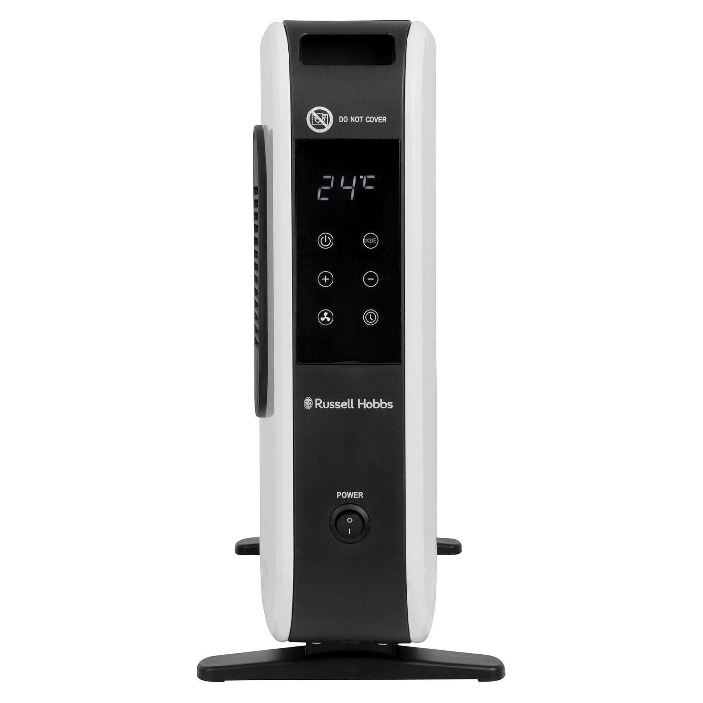 White - Russell Hobbs - RHCVHTF2004 2kW Digital Panel Convection Heater - 10