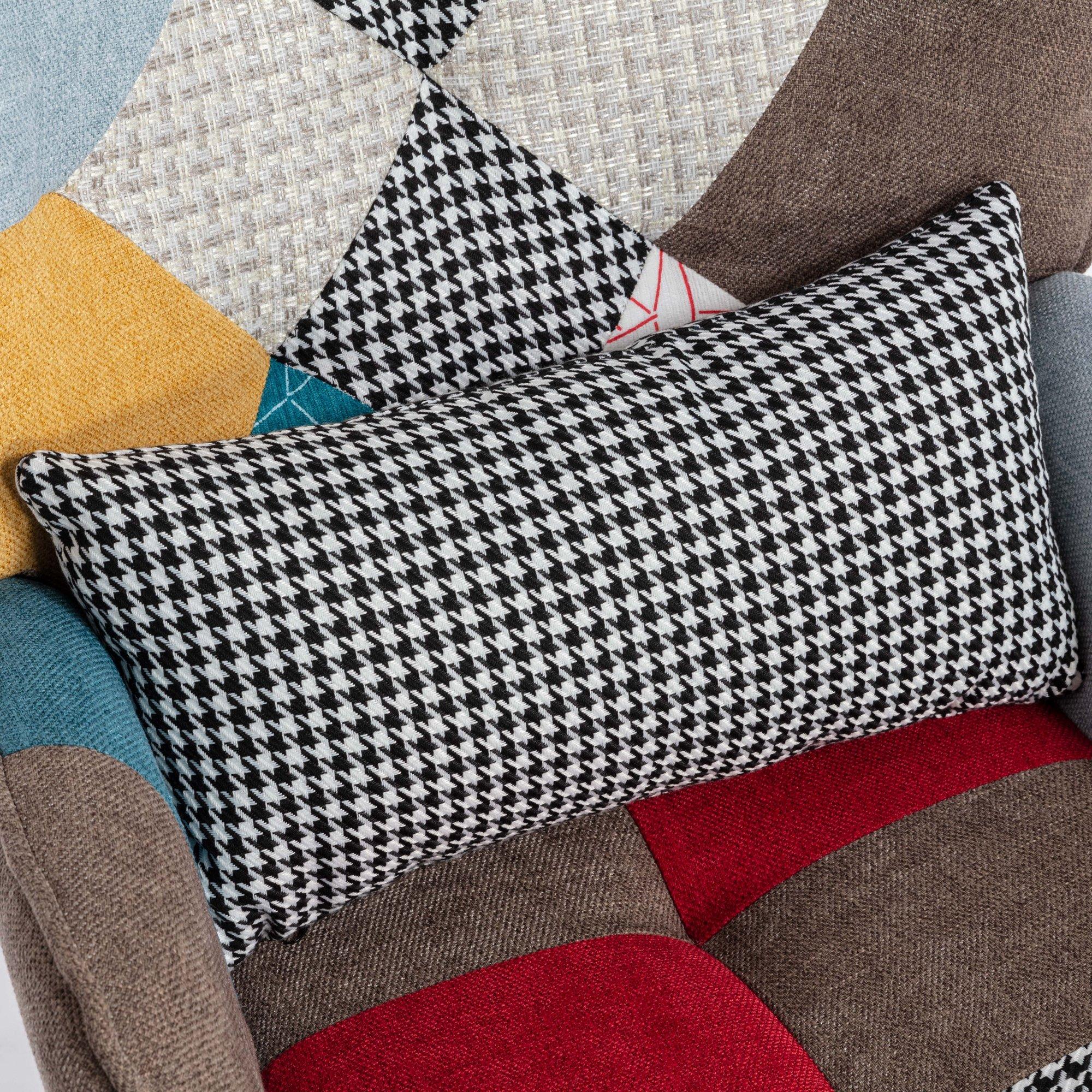 Multi - Urban Meuble - Colorful Fabric Chair With Ottoman - 10