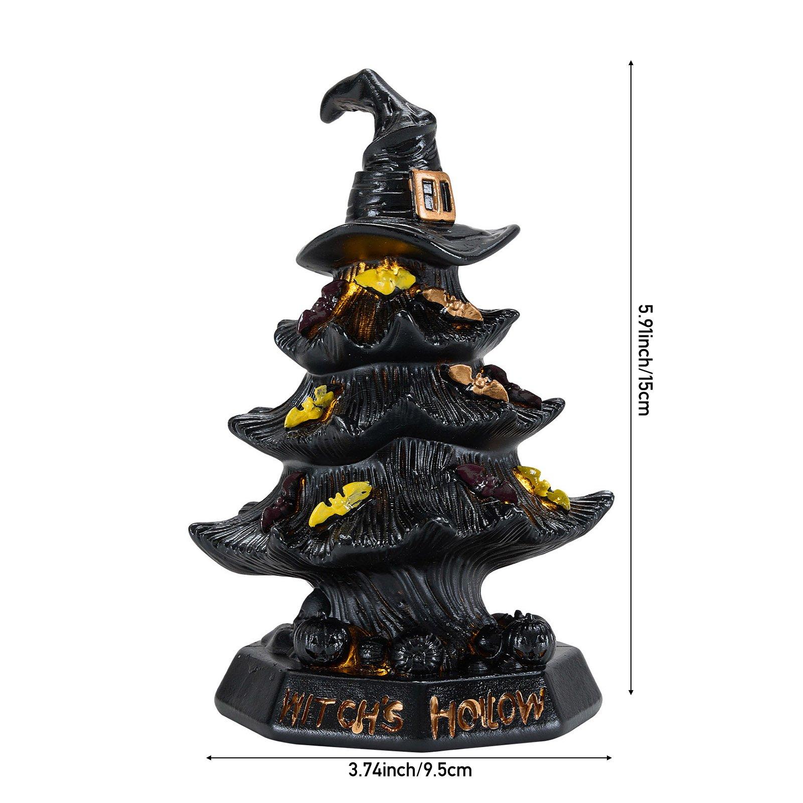 Black - LIFE IDEAS - Halloween Witch Hat Night Light - 2