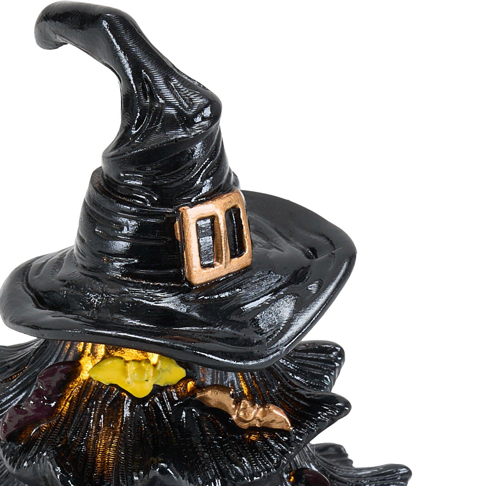 Black - LIFE IDEAS - Halloween Witch Hat Night Light - 4