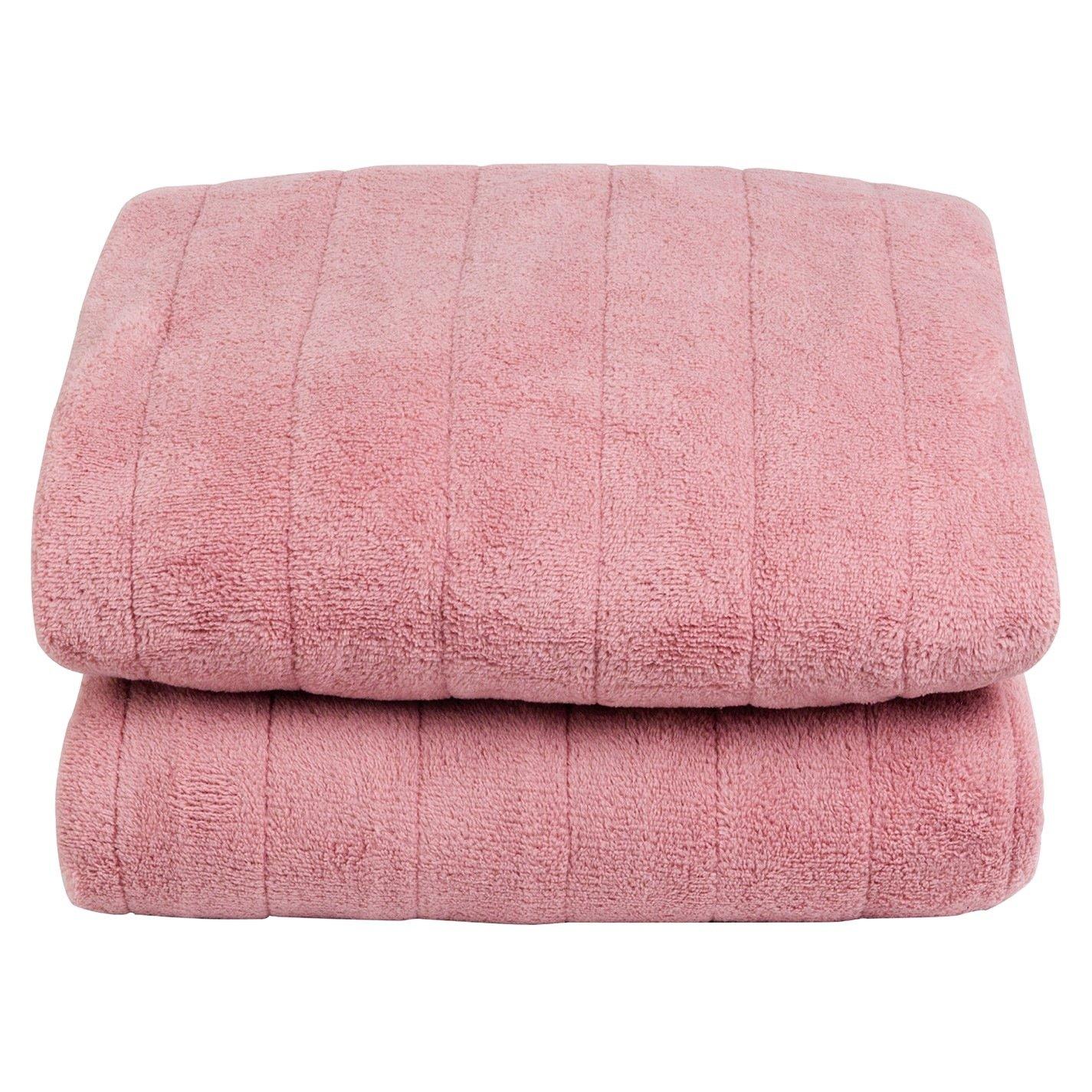 Pink - Russell Hobbs - RHHT1004PNK Heated Throw W/Microfleece in Pink - 12