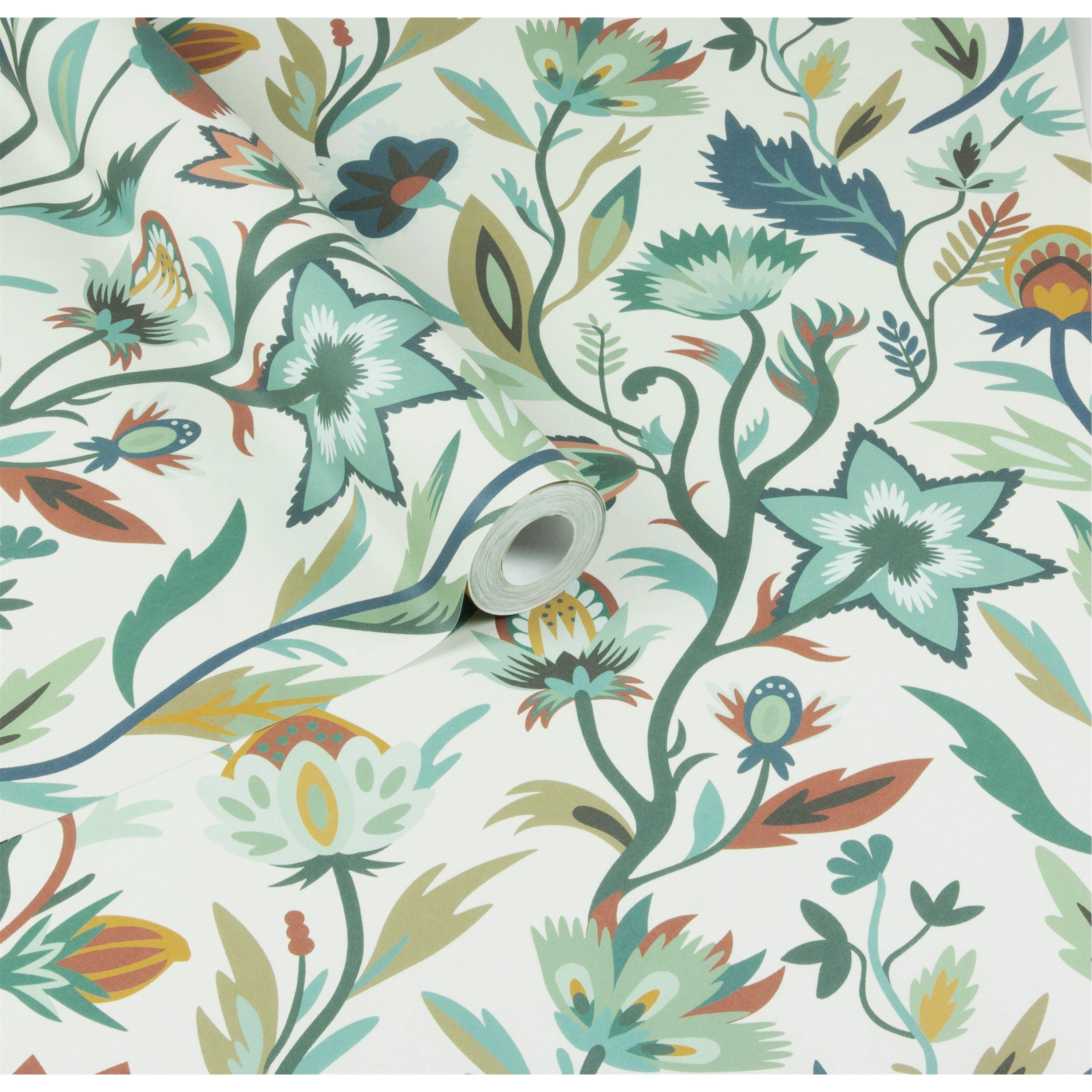 Blue - Arthouse - Lush Paradise Blue Wallpaper - 2