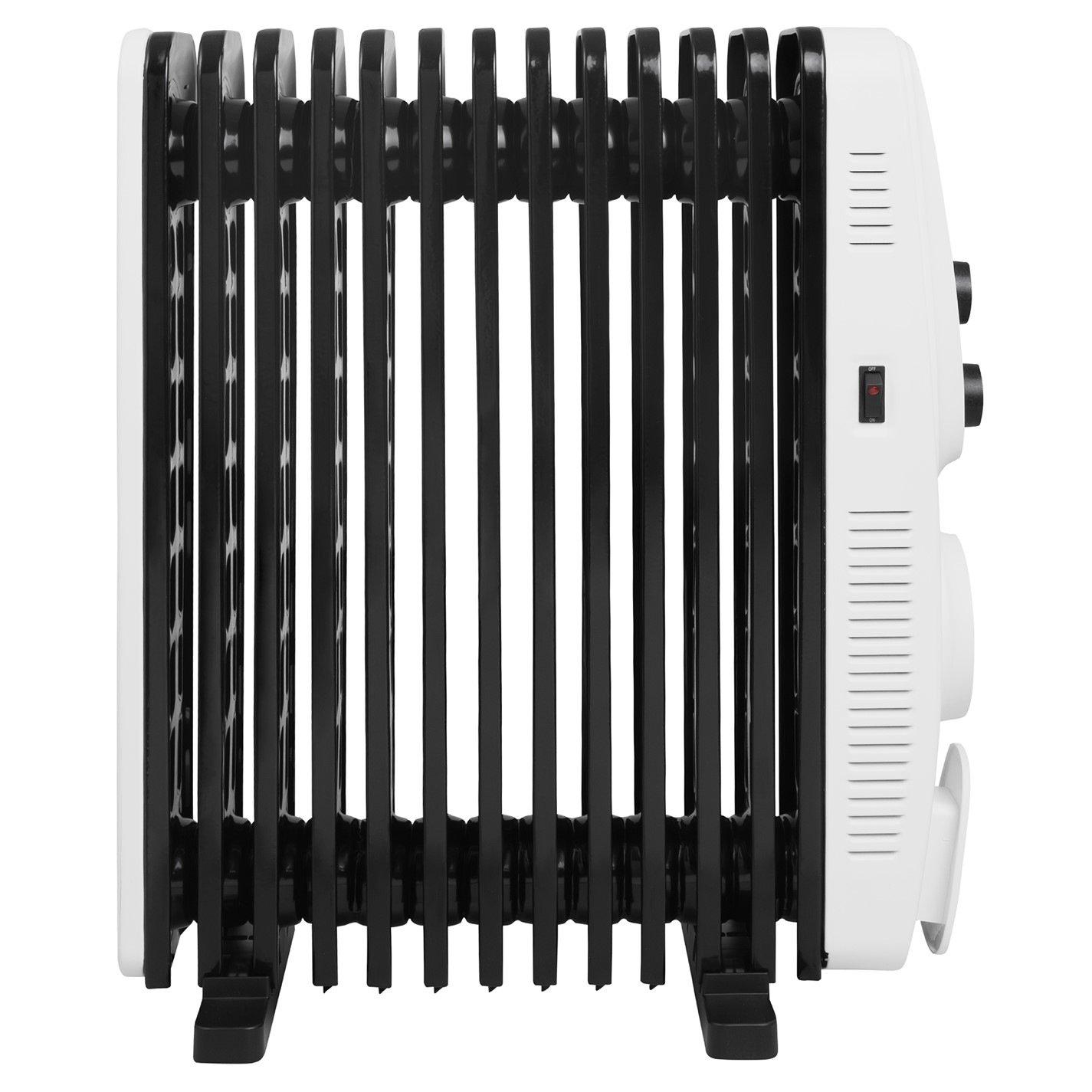 White - Russell Hobbs - RHOFR2403 13 Fin Manual Oil Filled Radiator - 11