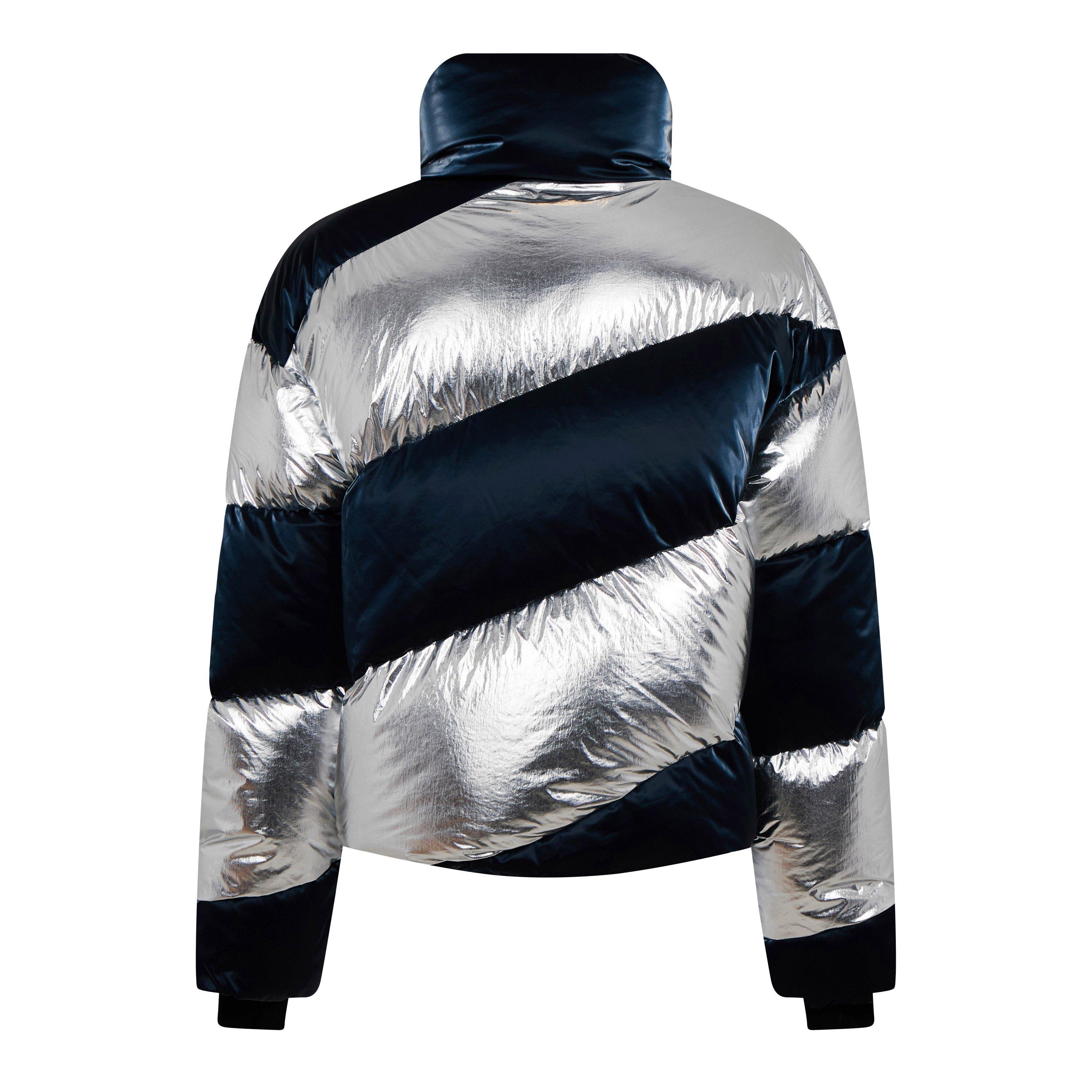 Liquid Blue - Perfect Moment - Women's Super Mojo 700 Fill Power Down Long Sleeve Stand Collar Ski Jacket - 6