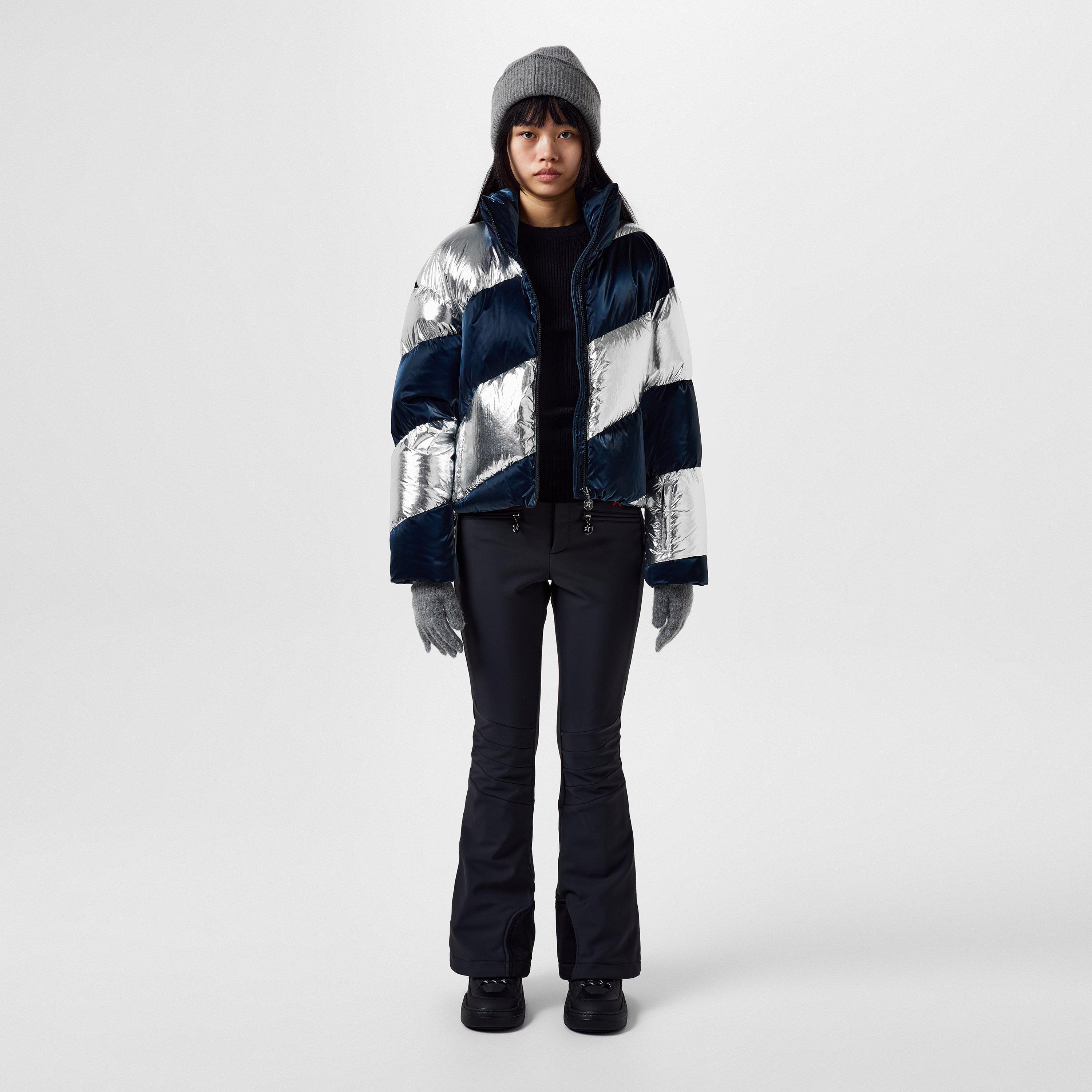 Liquid Blue - Perfect Moment - Women's Super Mojo 700 Fill Power Down Long Sleeve Stand Collar Ski Jacket - 4